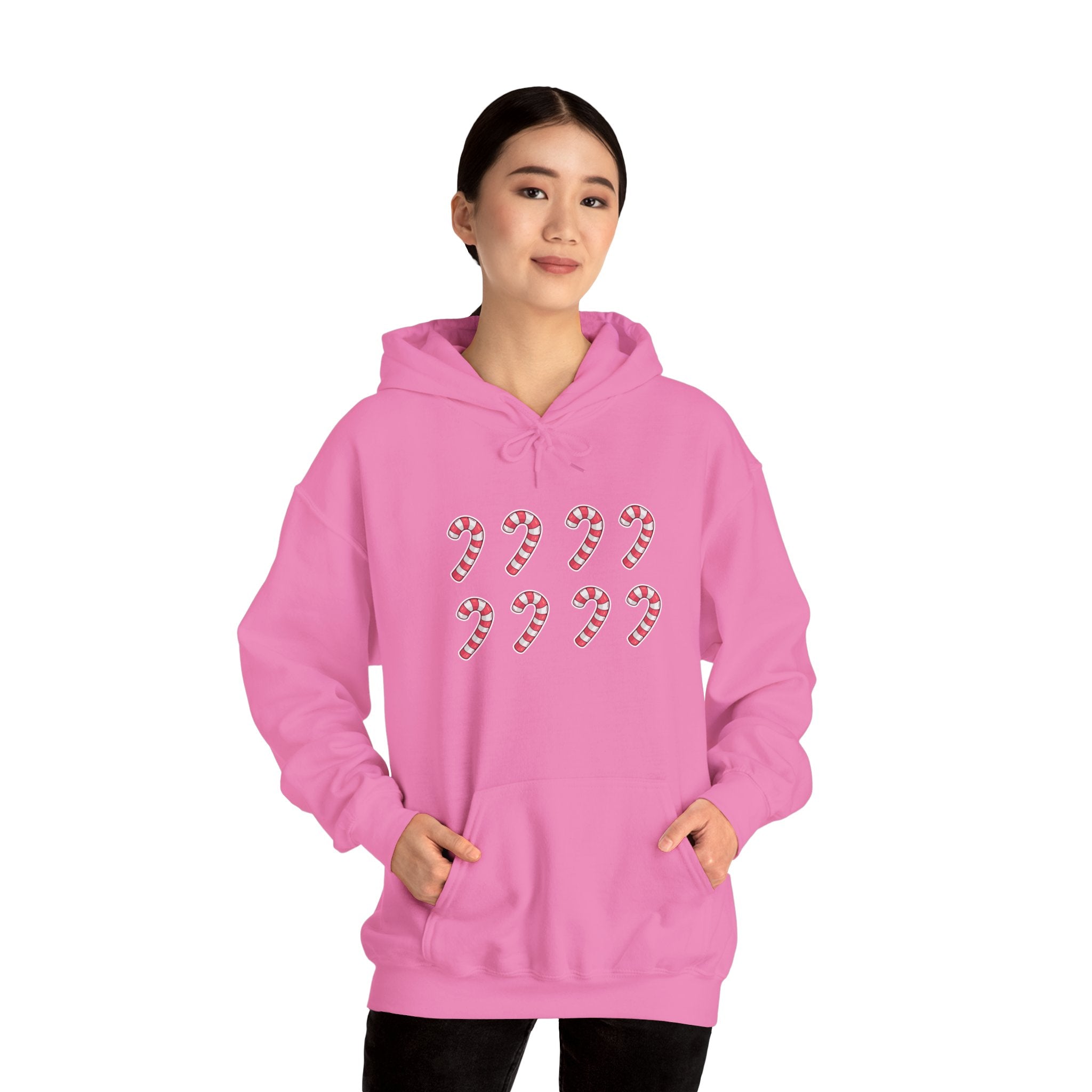 Candy Cane Pattern Hoodie