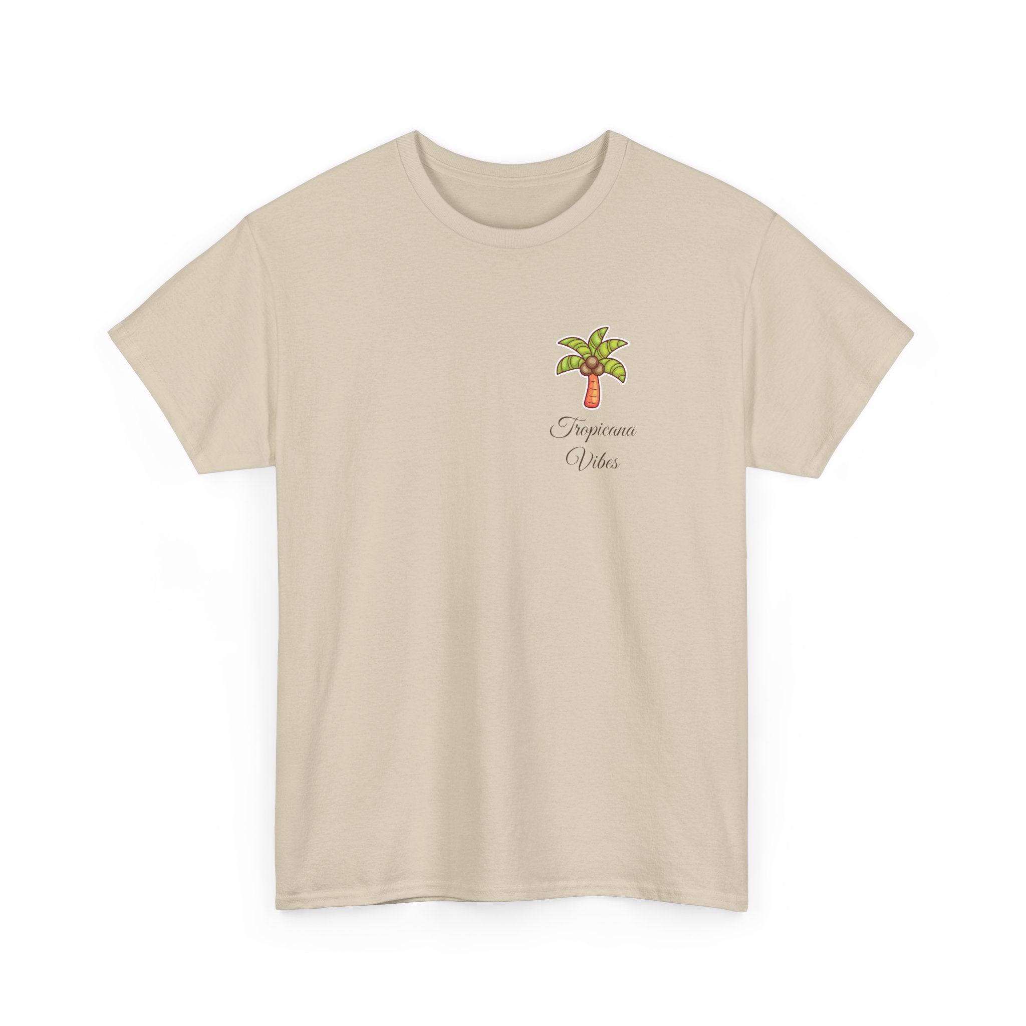 Tropicana Vibes T-Shirt — Tropical Palm Beach Graphic Tee