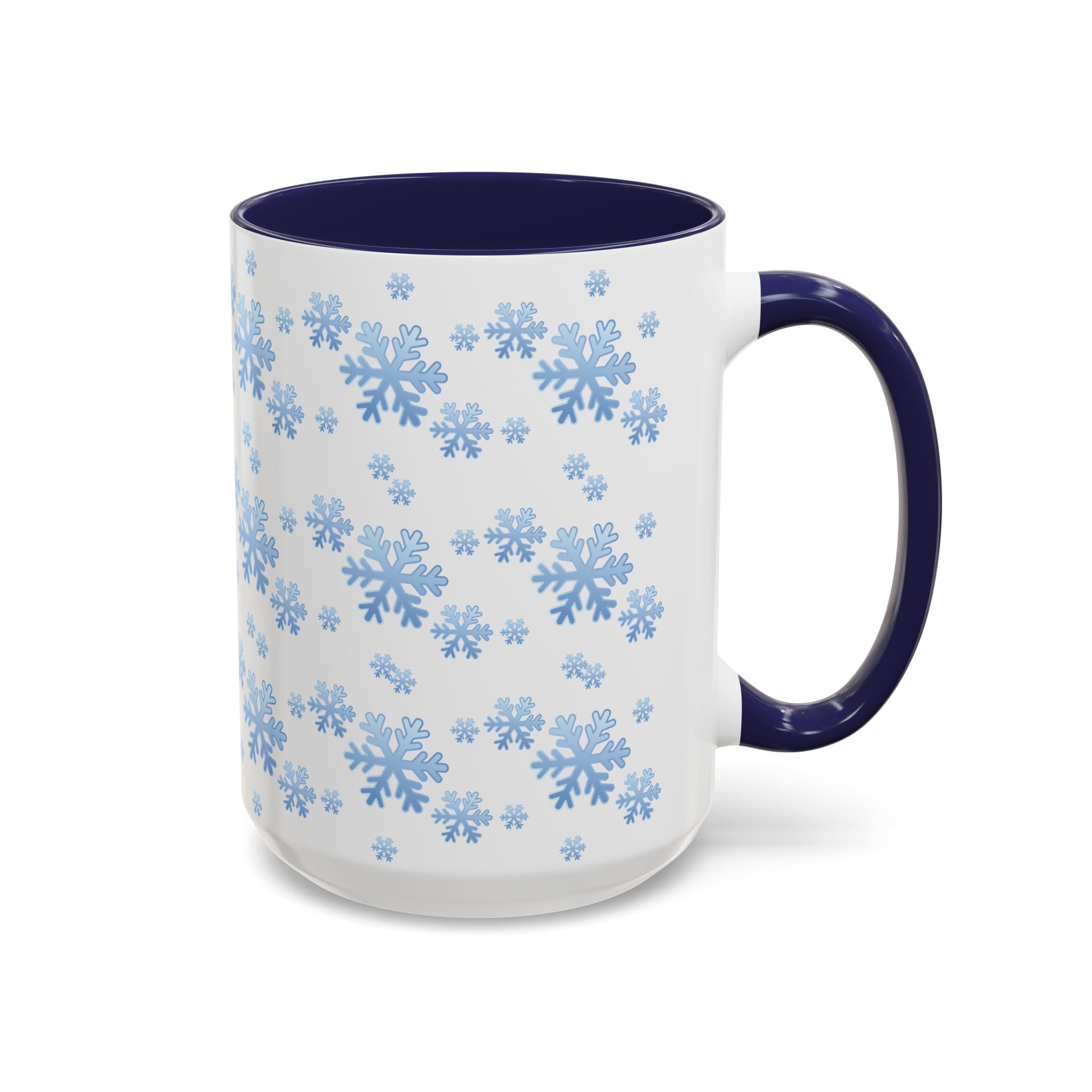 Snowflake Accent Coffee Mug , 11/15oz