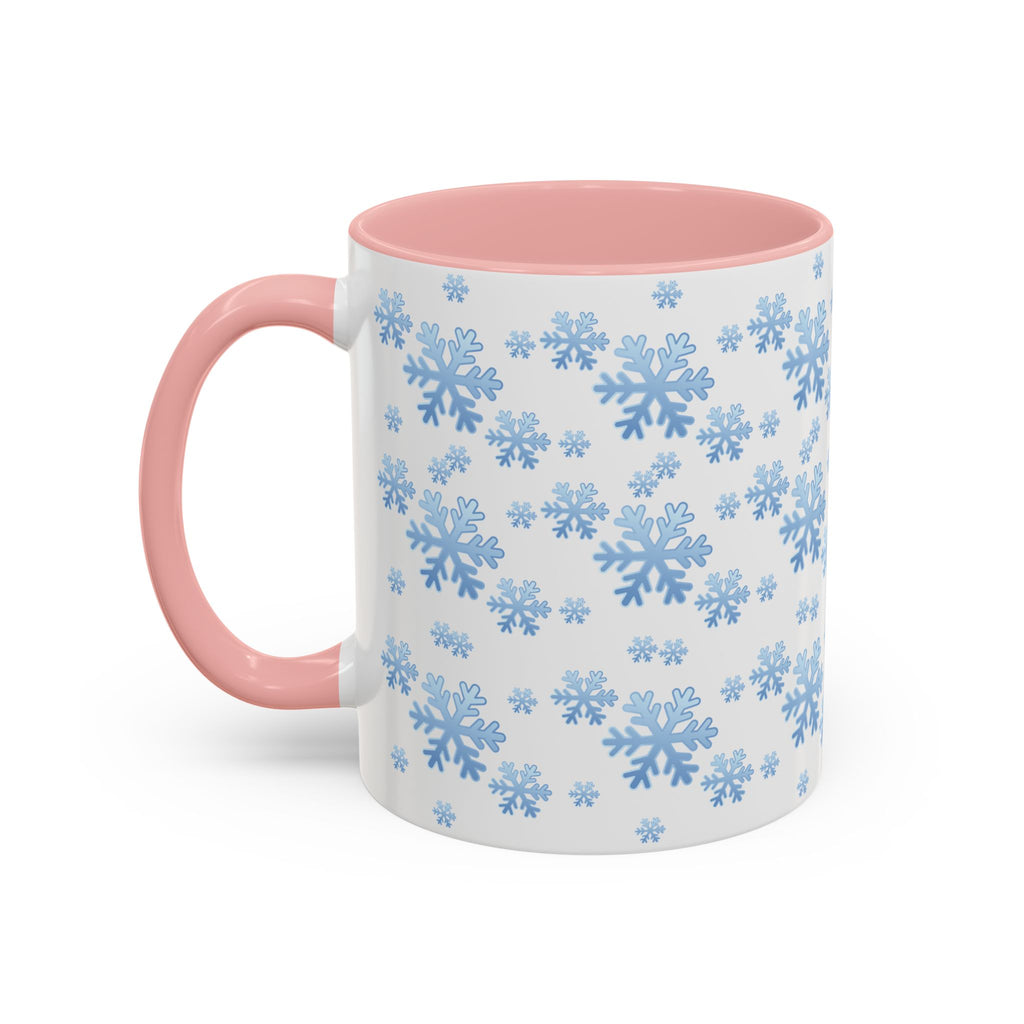 Snowflake Accent Coffee Mug , 11/15oz