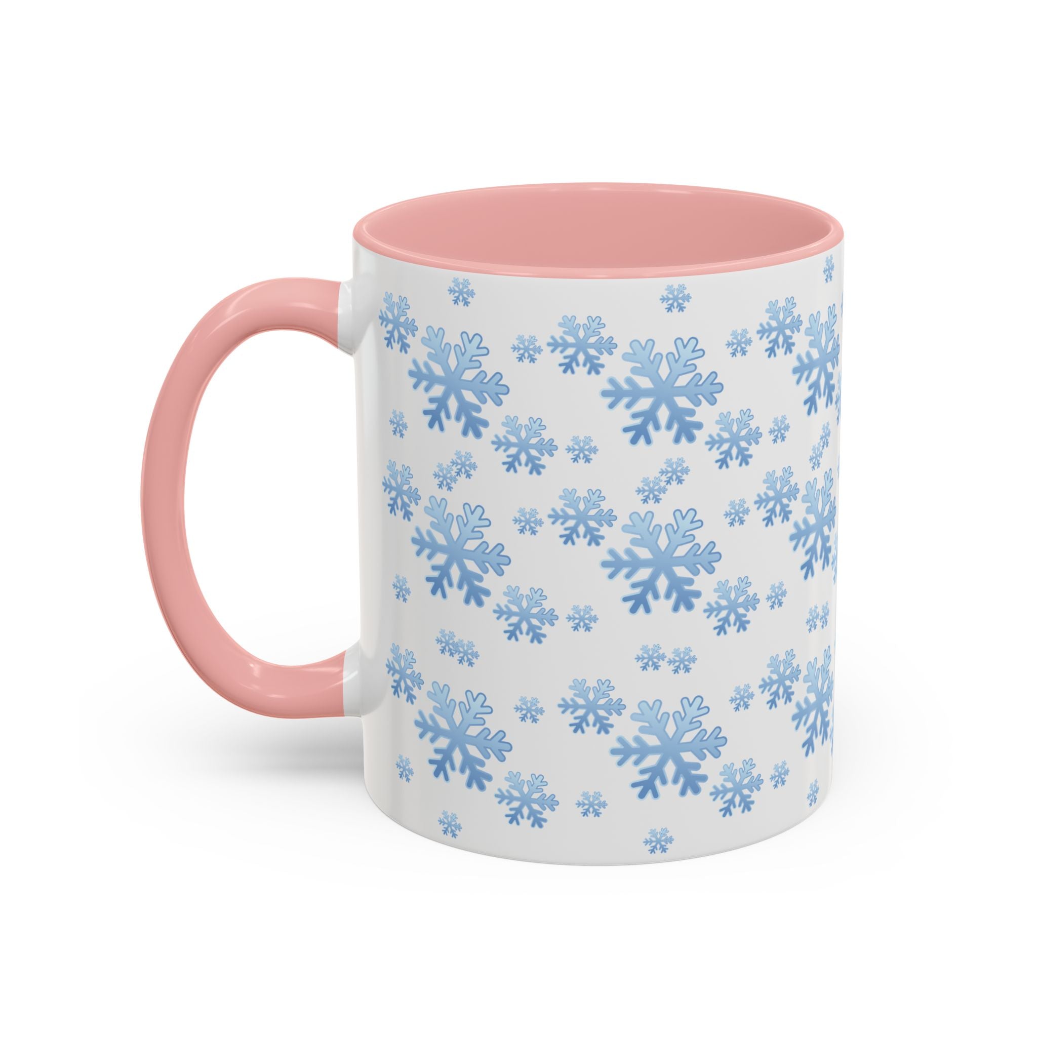 Snowflake Accent Coffee Mug , 11/15oz