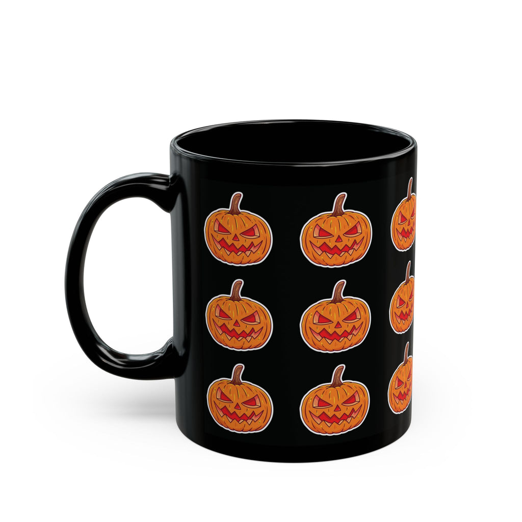 Spooky Pumpkin Black Mug (11oz, 15oz)