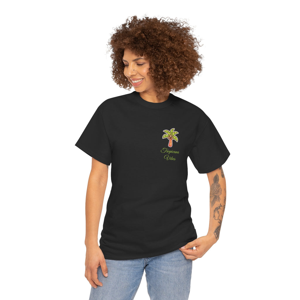 Tropicana Vibes T-Shirt — Tropical Palm Beach Graphic Tee