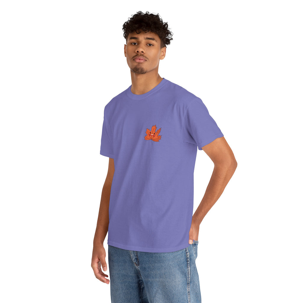 Cute Autumn Leaf Unisex Heavy Cotton Tee