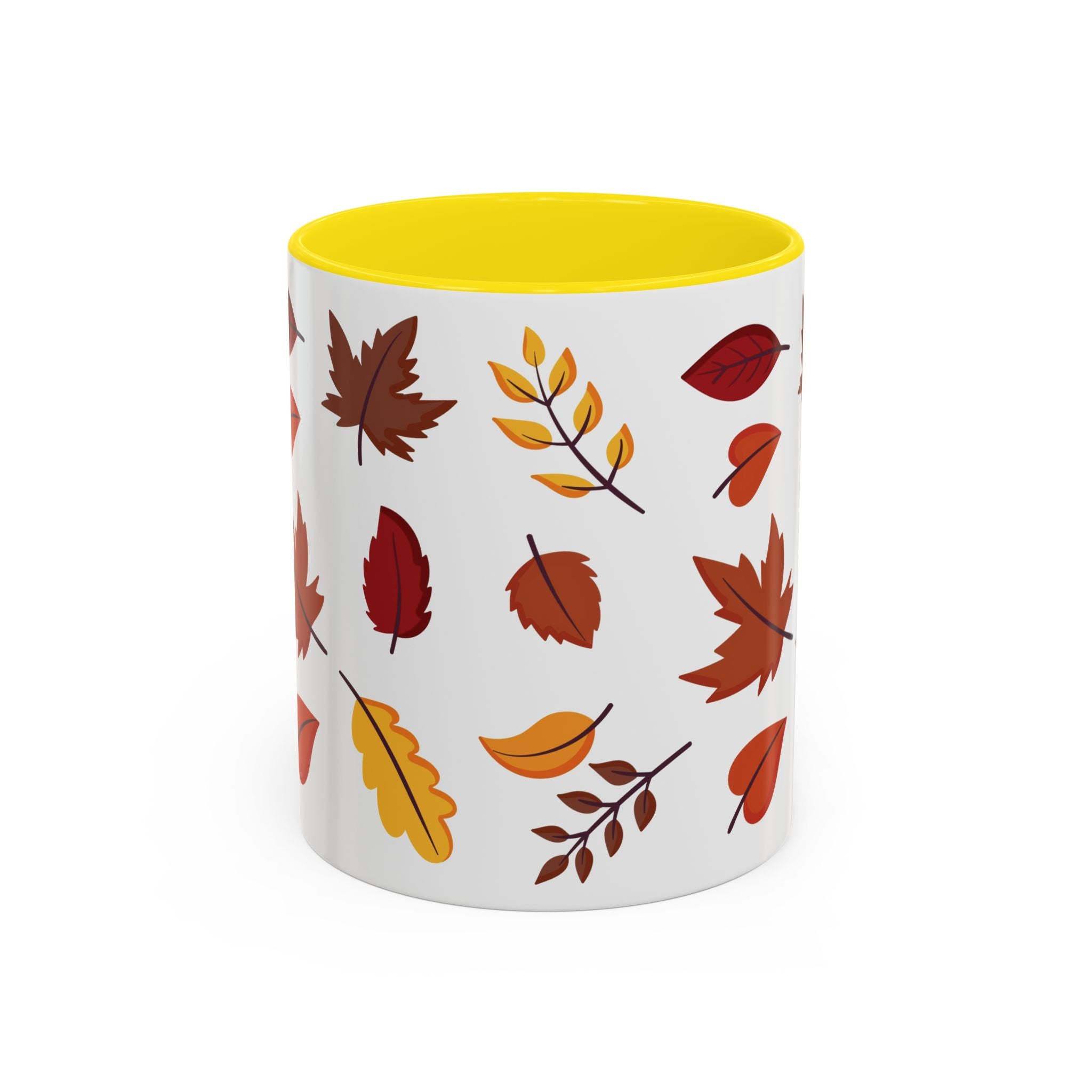 Autumn Leaves Accent Coffee Mug (11, 15oz)