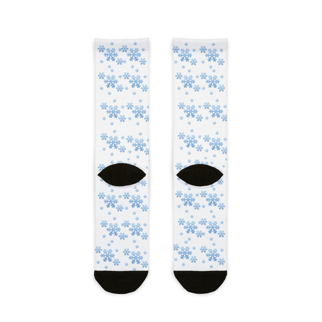 Snowflake Sublimation Crew Socks