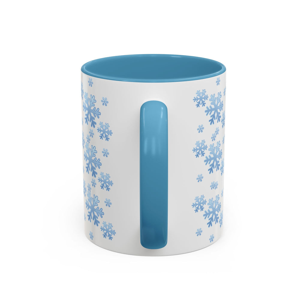 Snowflake Accent Coffee Mug , 11/15oz