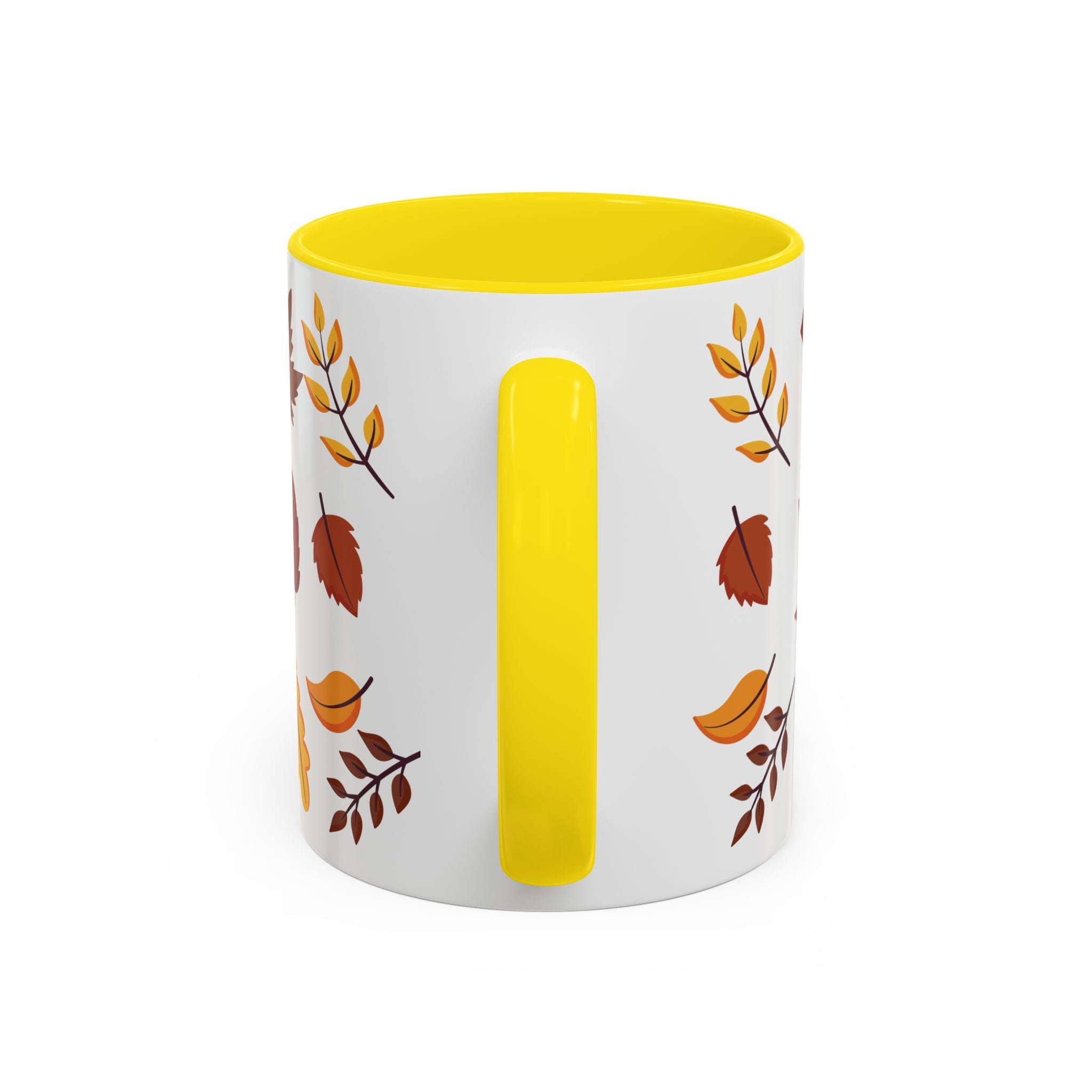 Autumn Leaves Accent Coffee Mug (11, 15oz)