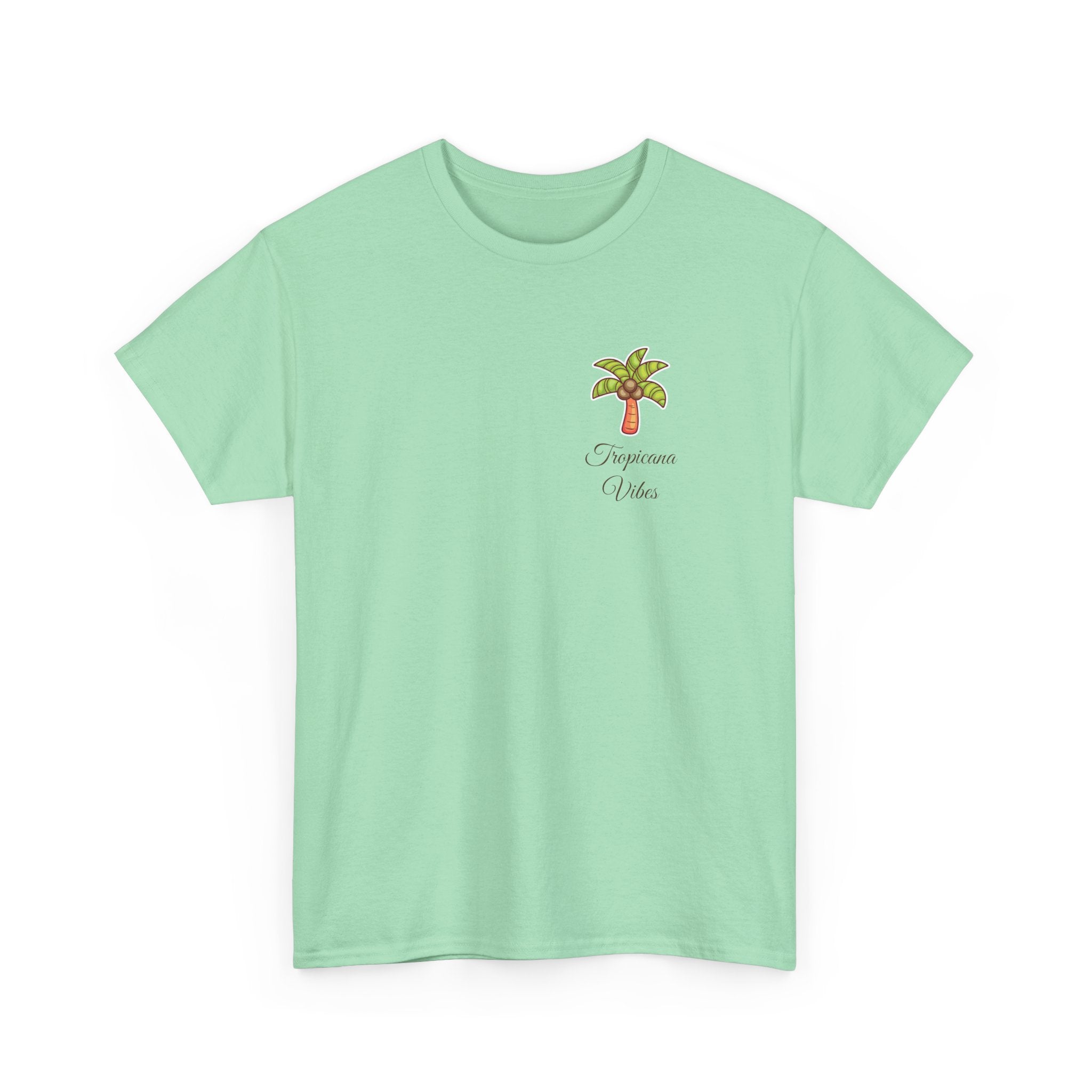 Tropicana Vibes T-Shirt — Tropical Palm Beach Graphic Tee