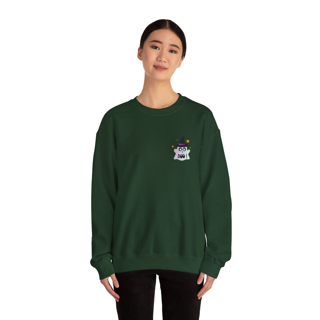 Little Ghost-Witch Unisex Heavy Blend™ Crewneck Sweatshirt