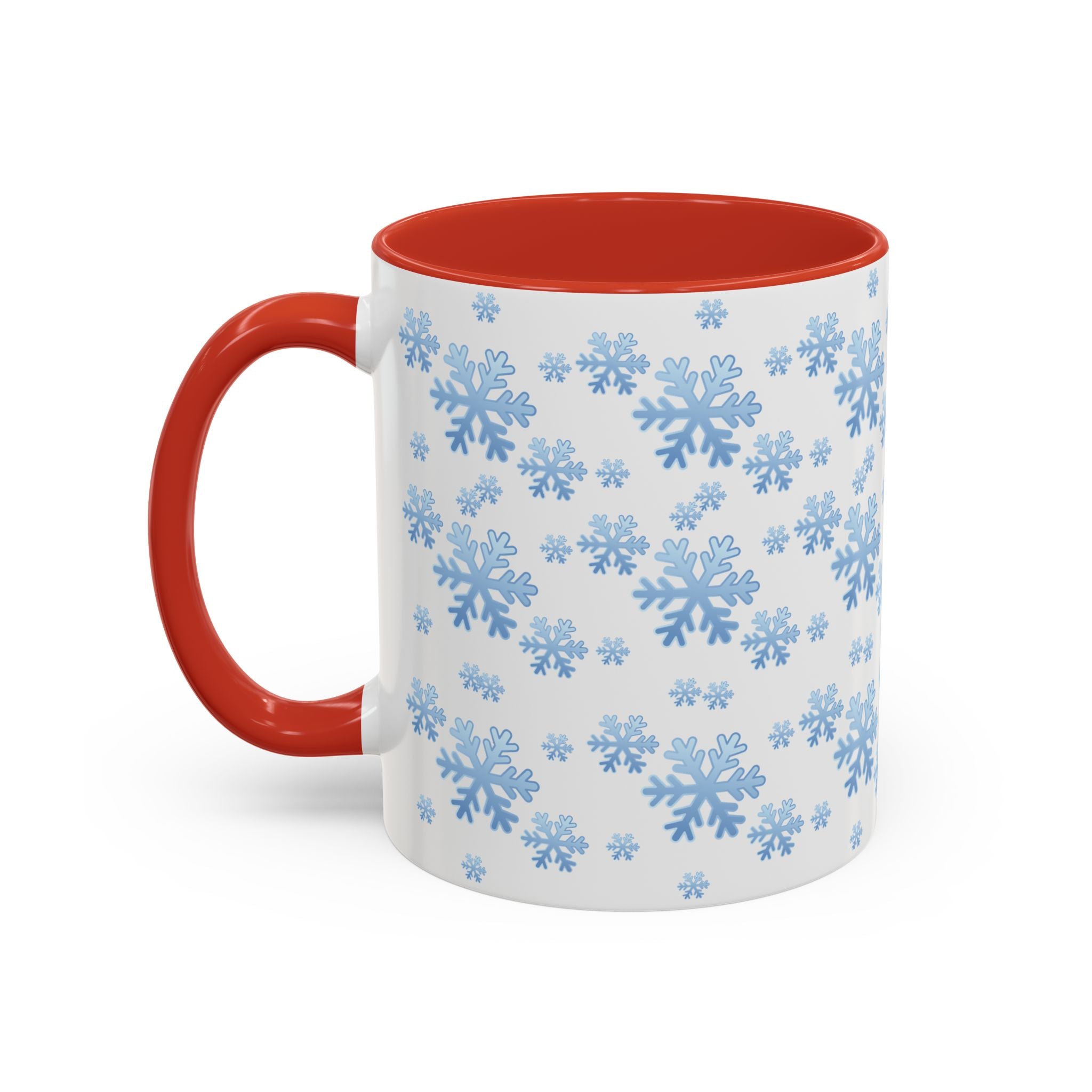 Snowflake Accent Coffee Mug , 11/15oz