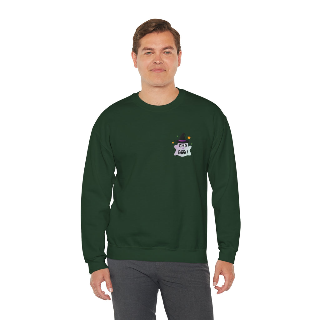 Little Ghost-Witch Unisex Heavy Blend™ Crewneck Sweatshirt