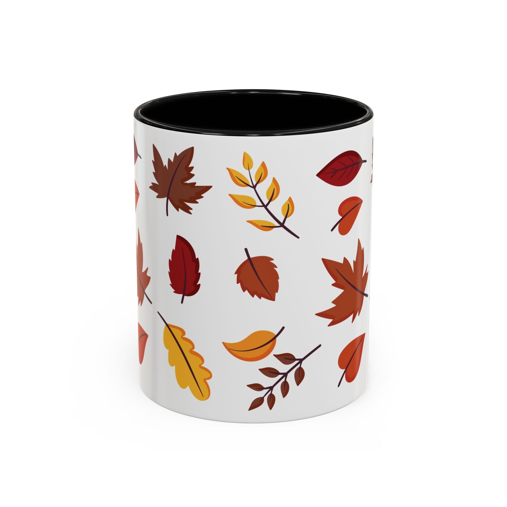 Autumn Leaves Accent Coffee Mug (11, 15oz)