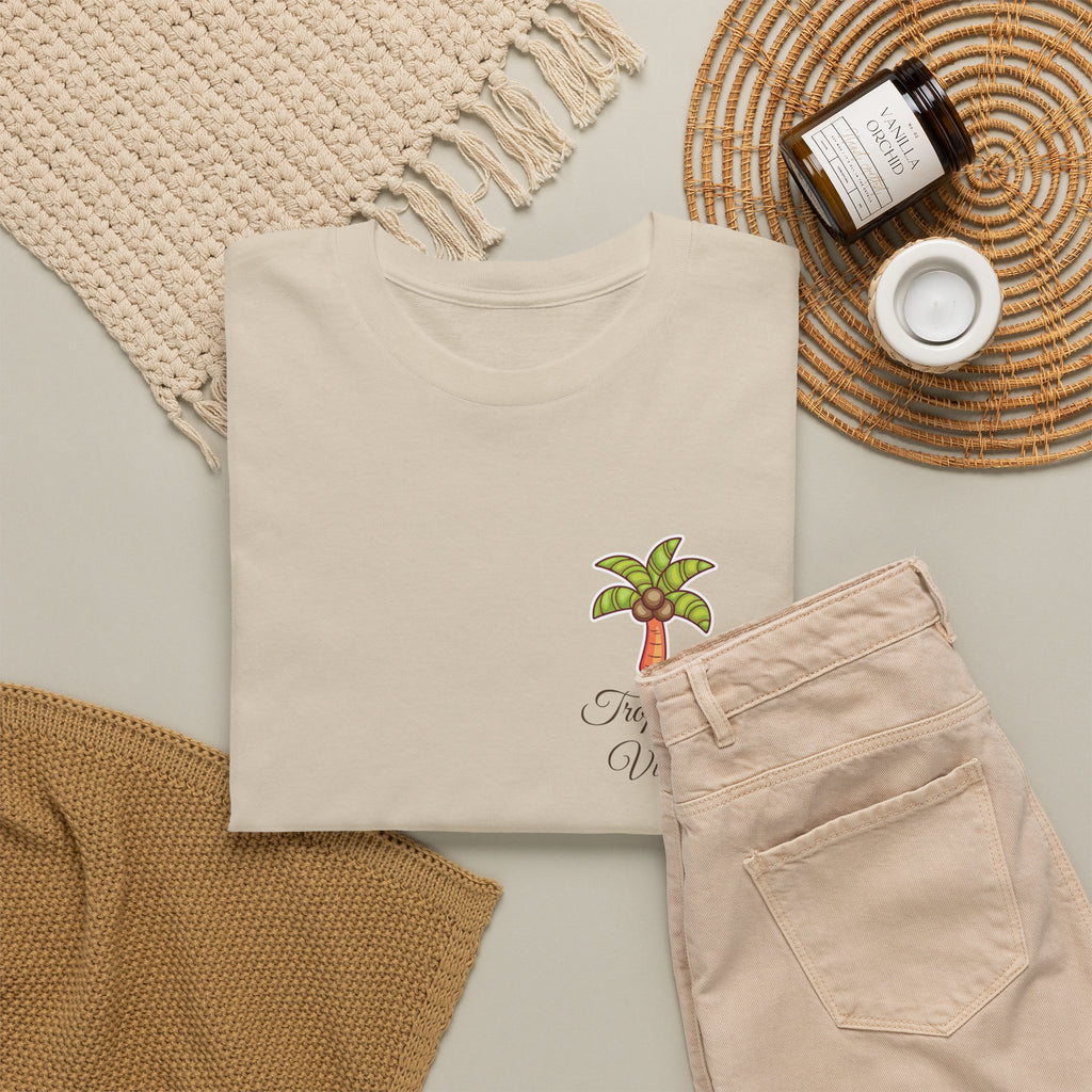 Tropicana Vibes T-Shirt — Tropical Palm Beach Graphic Tee