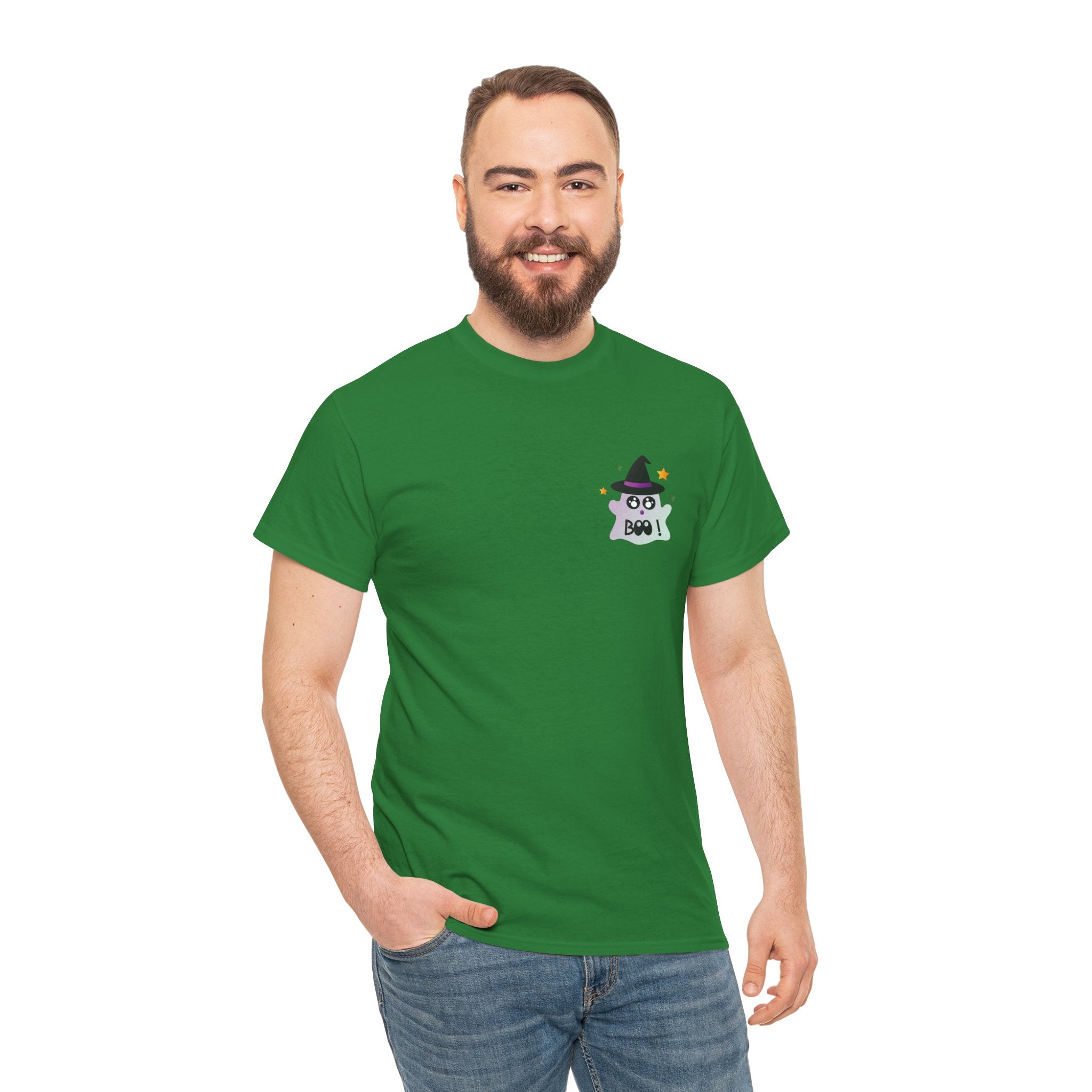 Little Ghost-Witch Unisex Heavy Cotton Tee