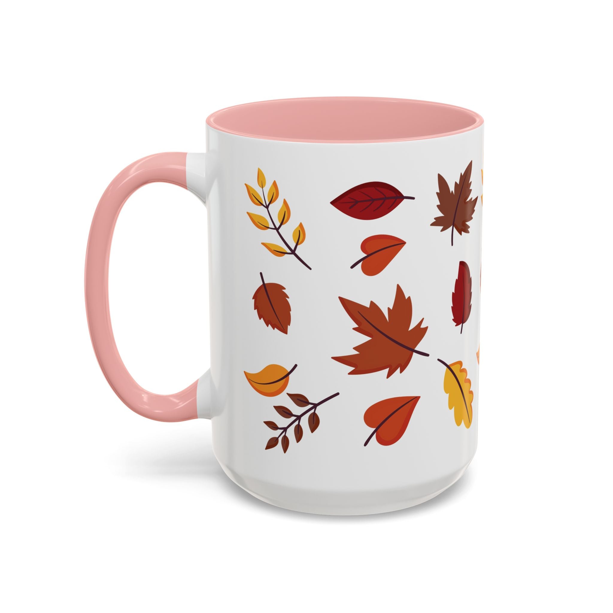 Autumn Leaves Accent Coffee Mug (11, 15oz)