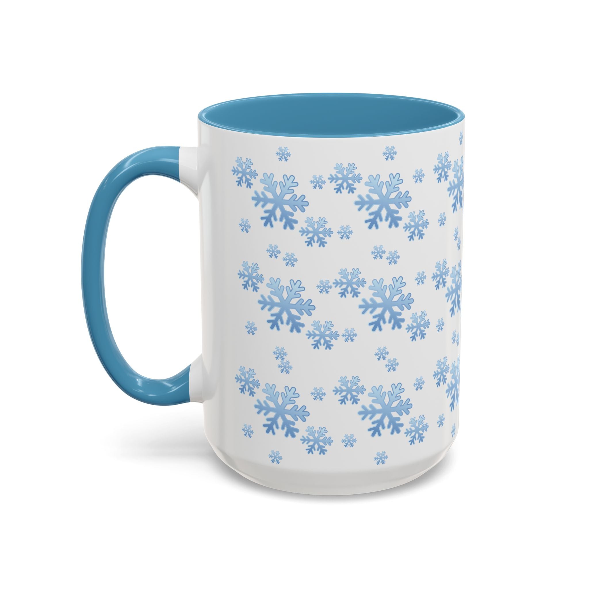 Snowflake Accent Coffee Mug , 11/15oz