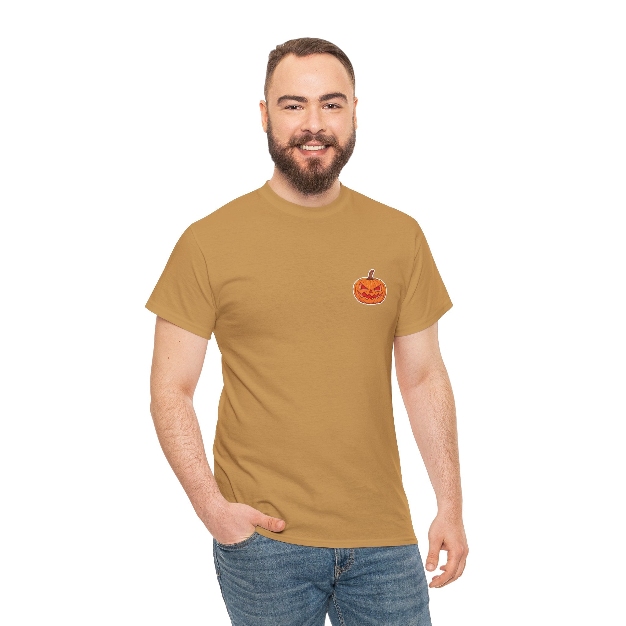 Spooky Pumpkin Unisex Heavy Cotton Tee
