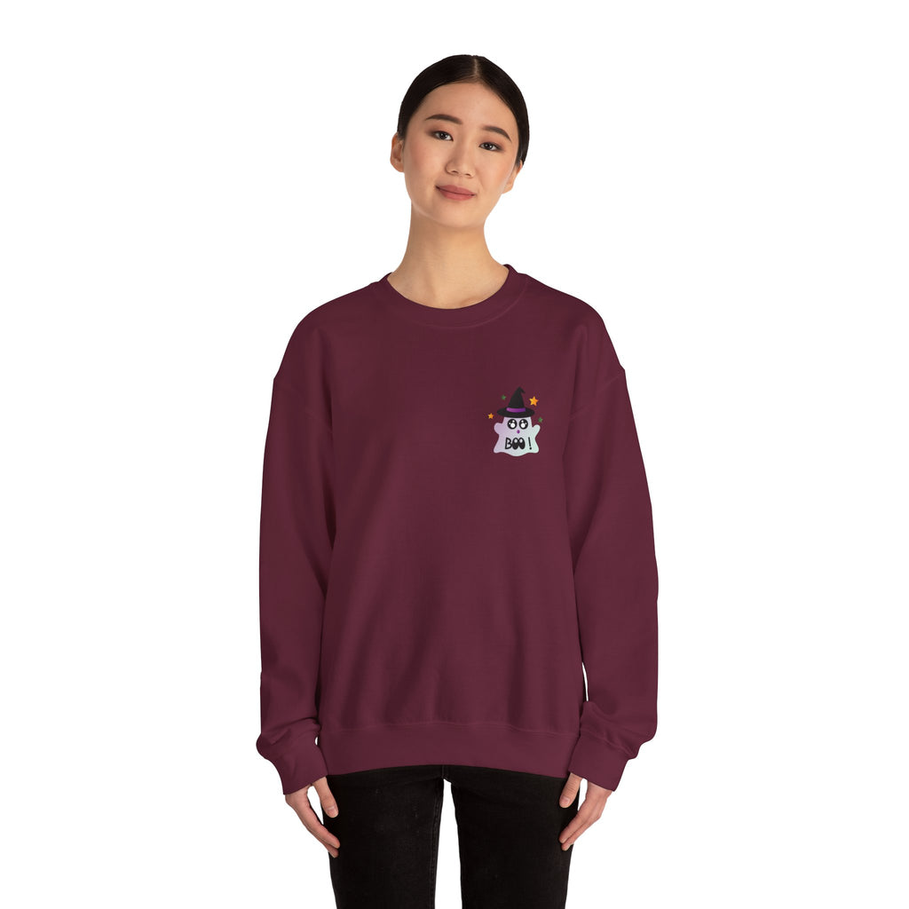 Little Ghost-Witch Unisex Heavy Blend™ Crewneck Sweatshirt