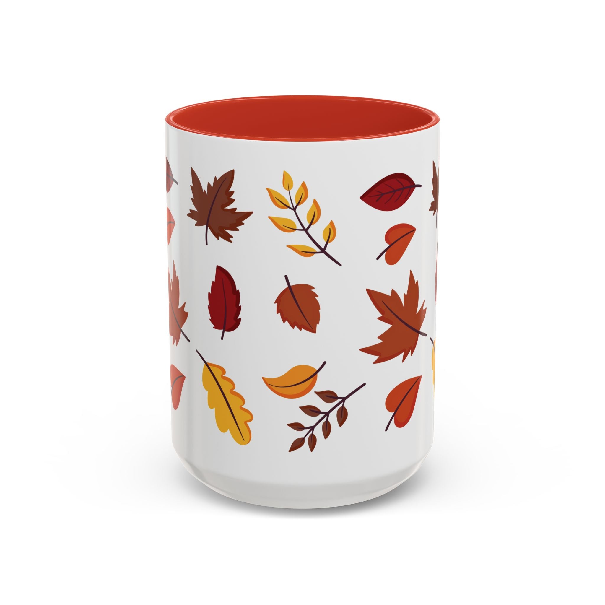 Autumn Leaves Accent Coffee Mug (11, 15oz)