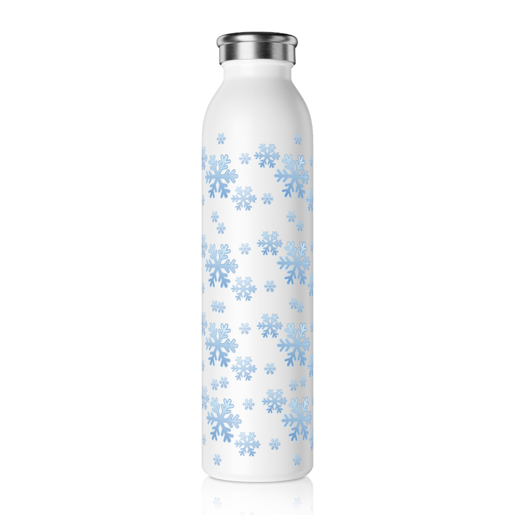 Snowflake Slim Water Bottle