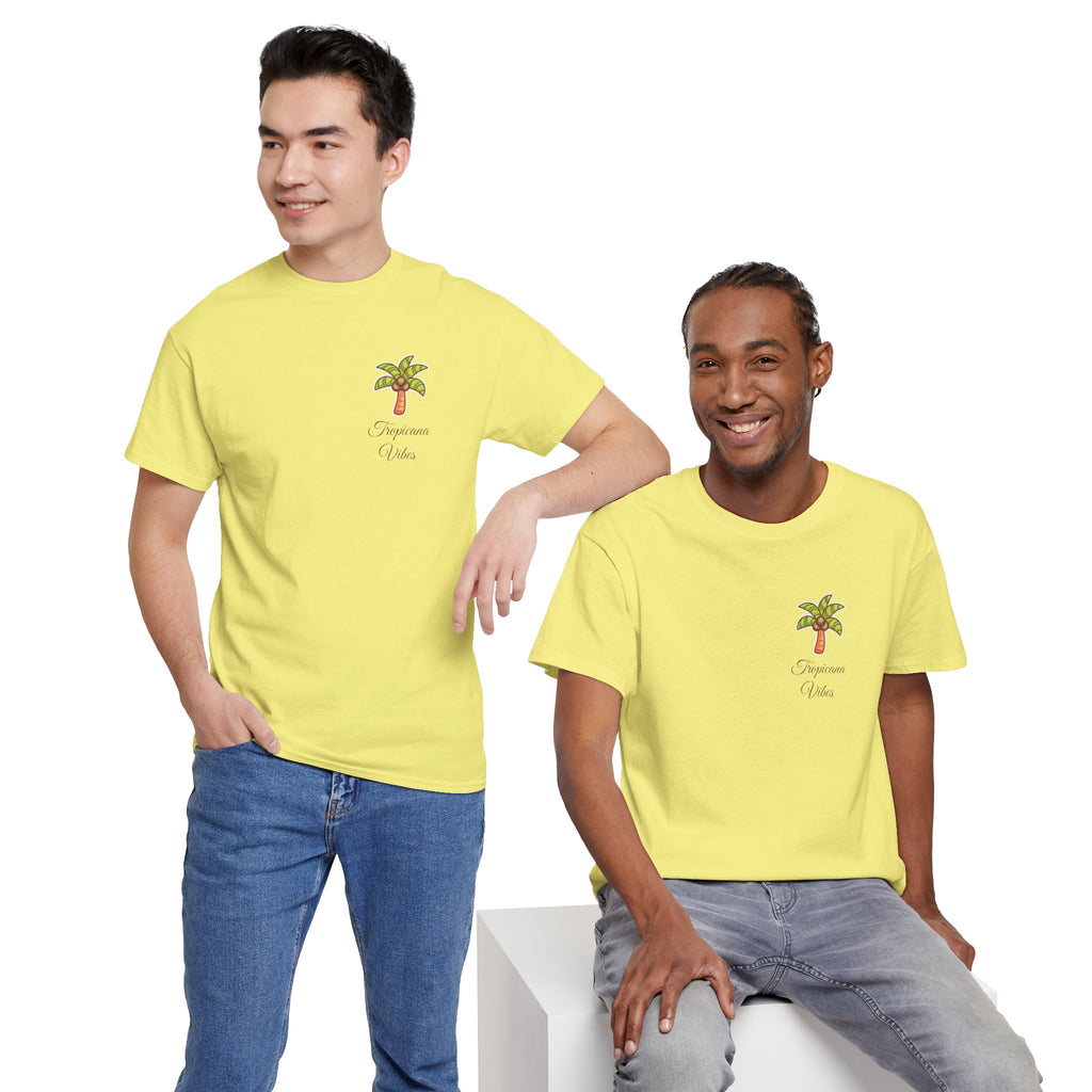 Tropicana Vibes T-Shirt — Tropical Palm Beach Graphic Tee