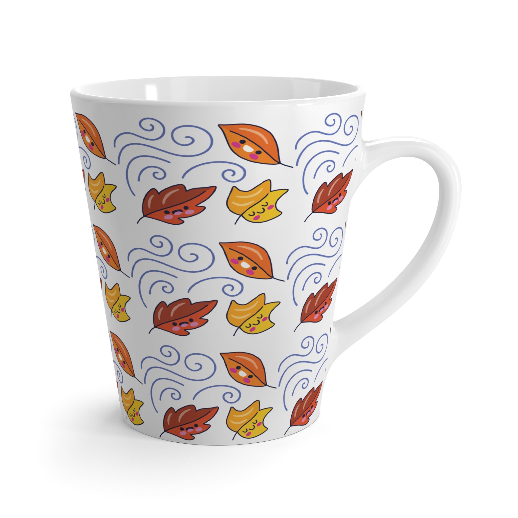Leaves and Wind Latte Mug