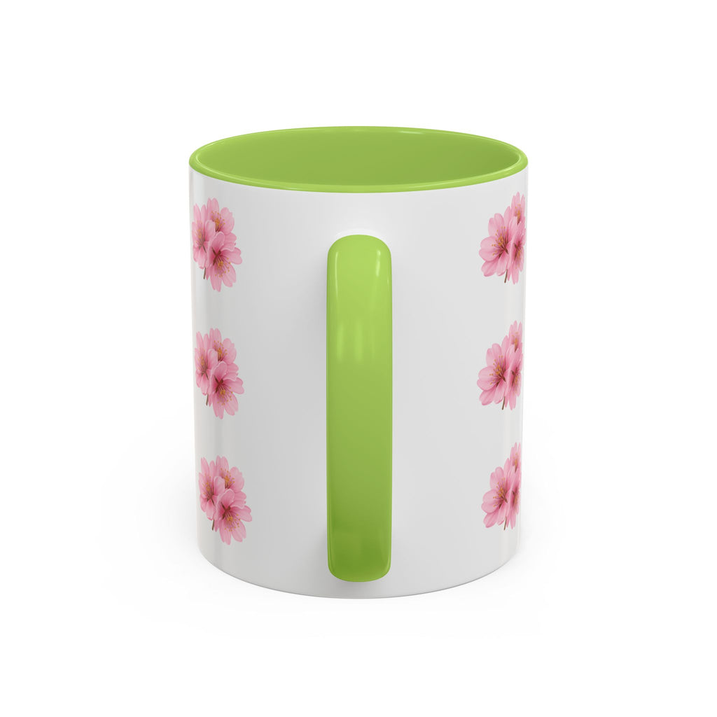 ''Always Blooming'' Pink Floral Coffee Mug — Pink Flower Spring Mug (11/15oz)