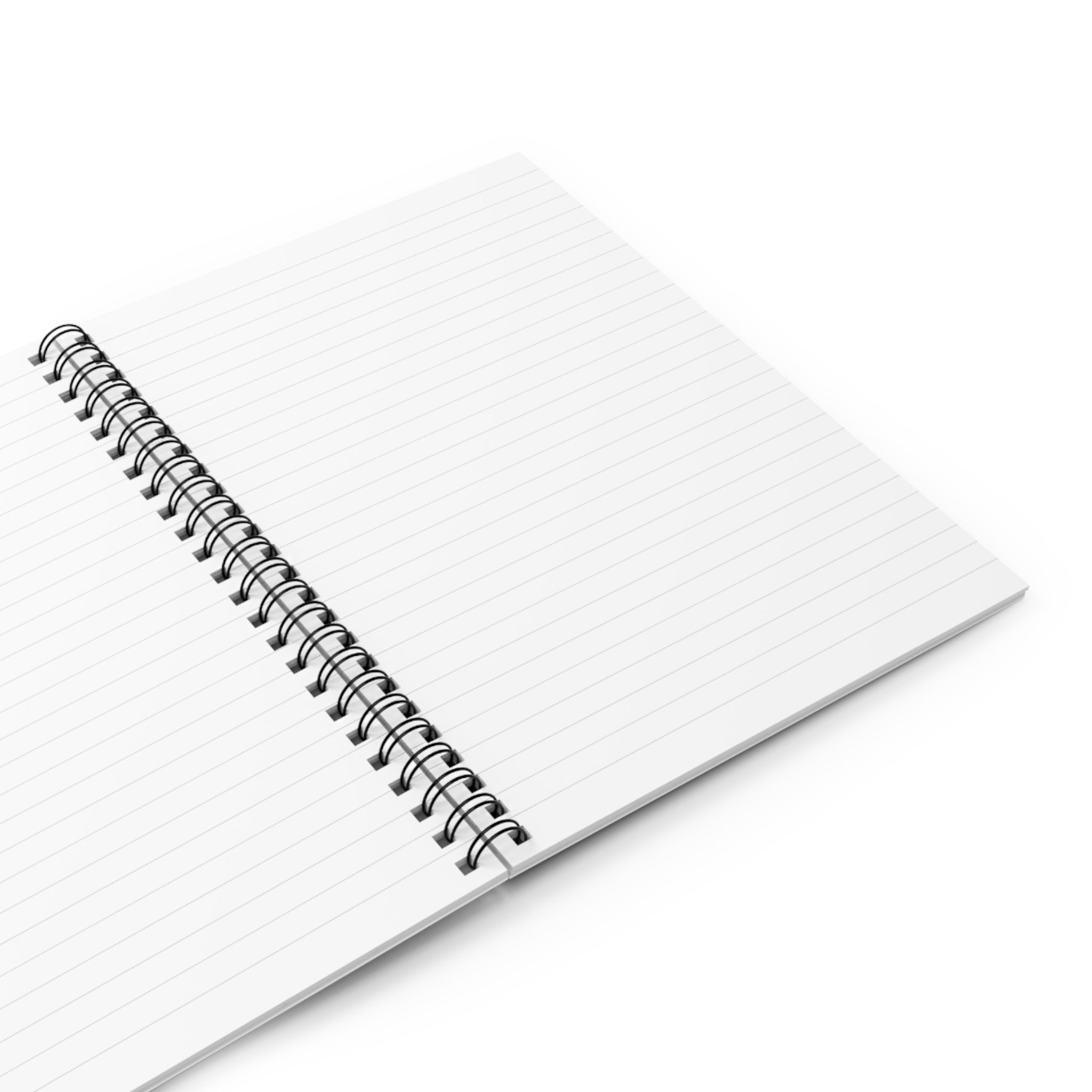 Autumn Leaves Spiral Notebook - Ruled Line White