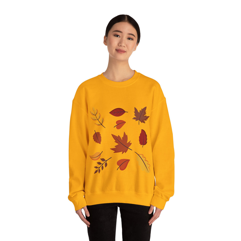 Autumn Leaves Unisex Heavy Blend™ Crewneck Sweatshirt