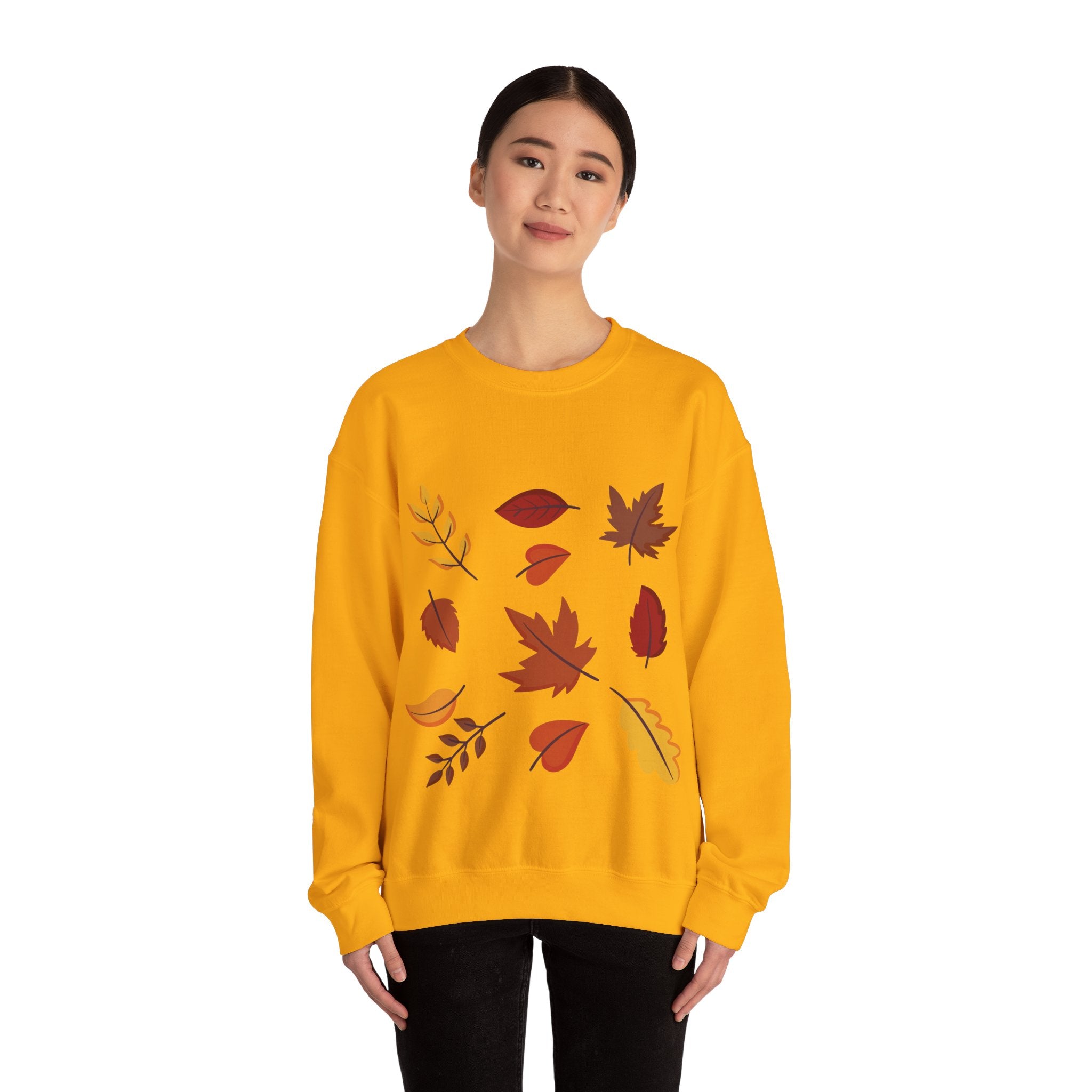 Autumn Leaves Unisex Heavy Blend™ Crewneck Sweatshirt