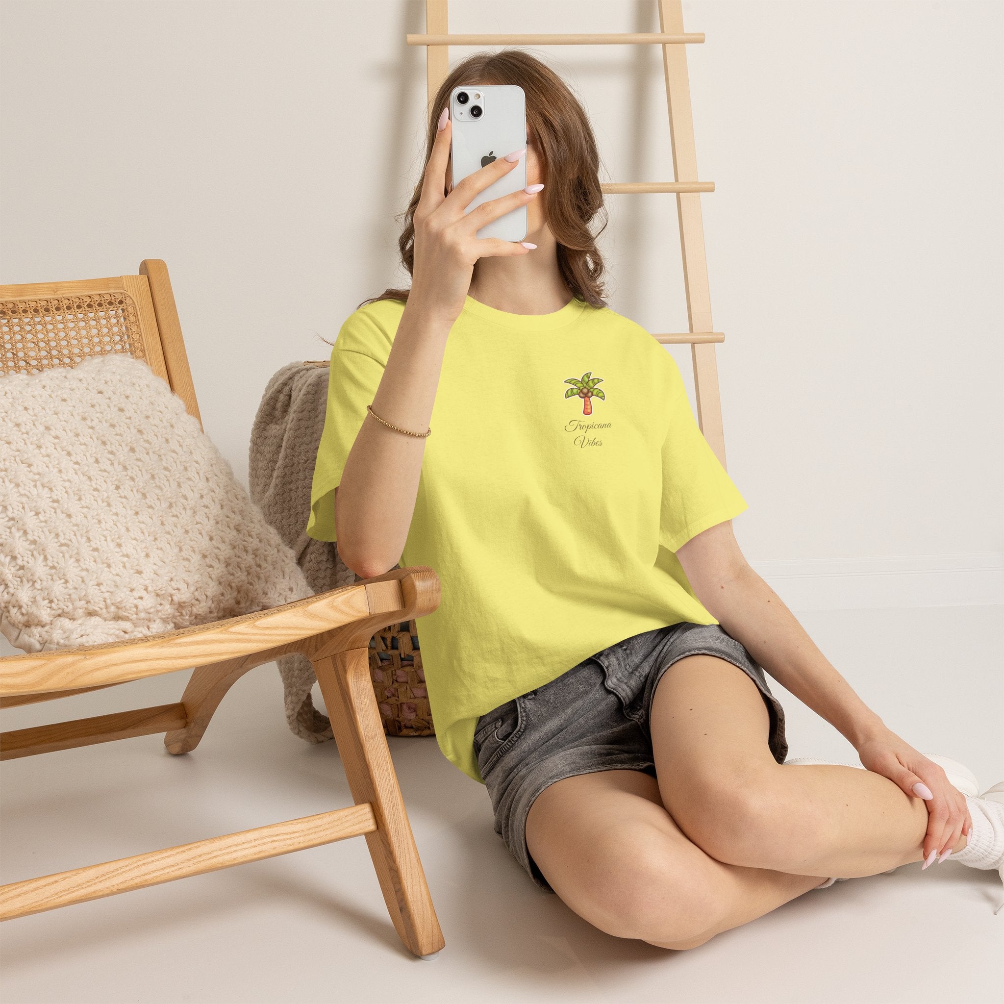 Tropicana Vibes T-Shirt — Tropical Palm Beach Graphic Tee