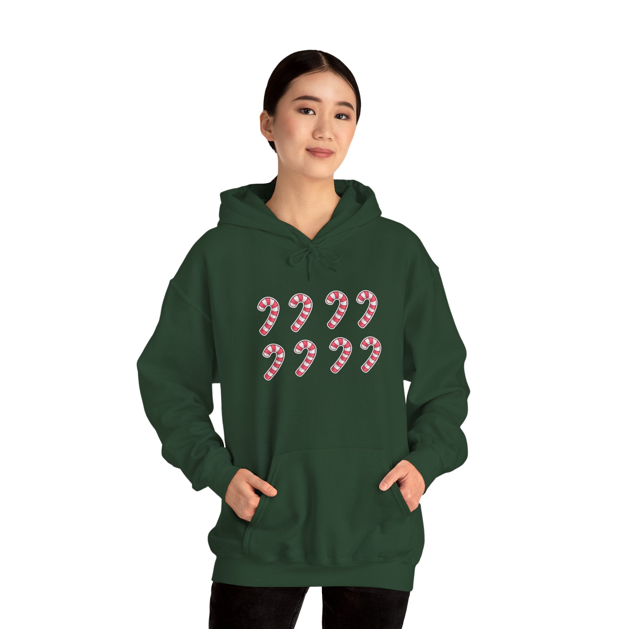 Candy Cane Pattern Hoodie