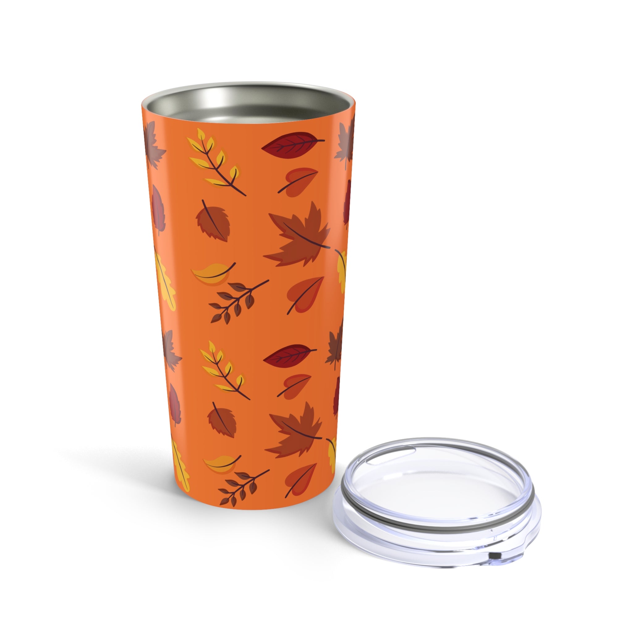 Autumn Leaves Tumbler Orange