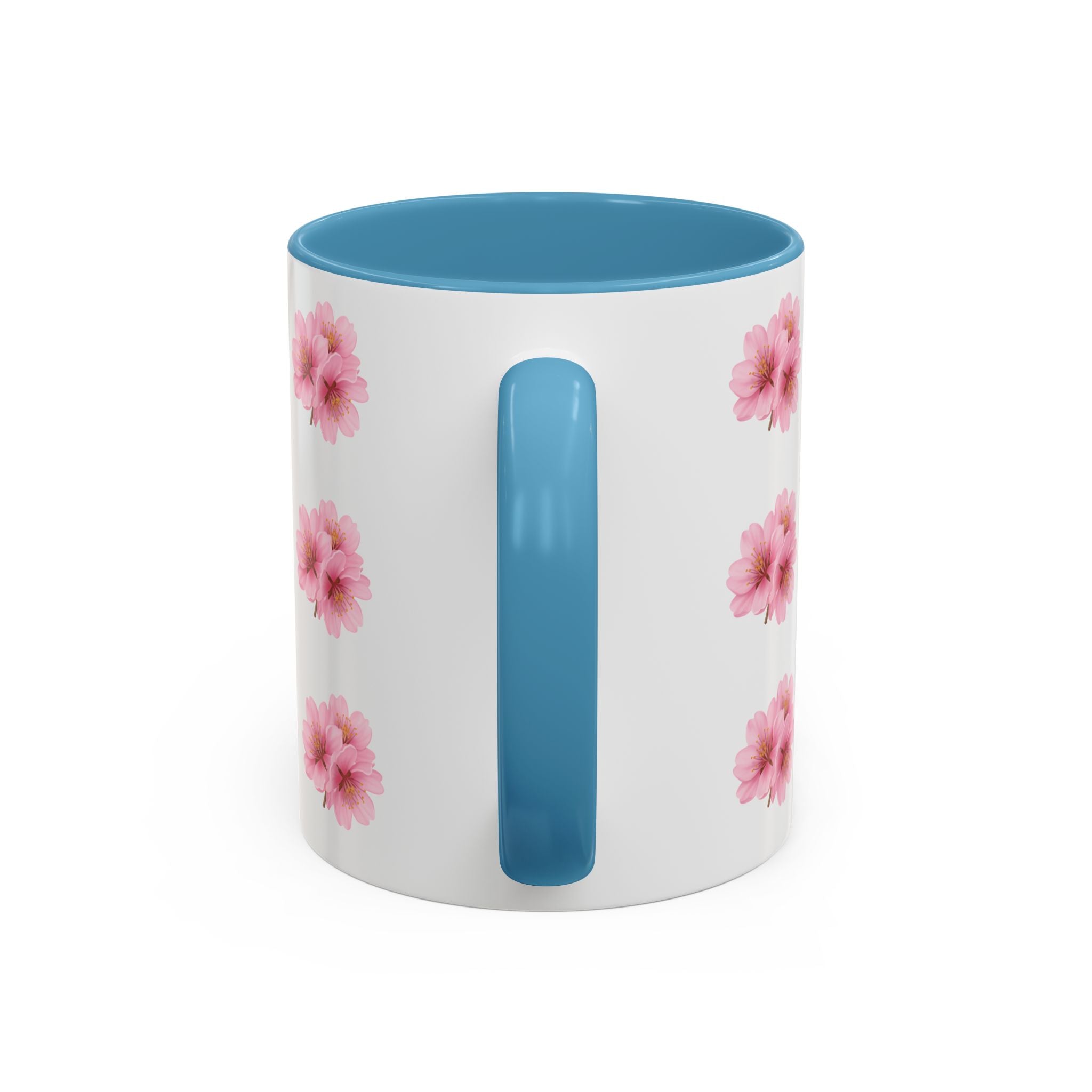 ''Always Blooming'' Pink Floral Coffee Mug — Pink Flower Spring Mug (11/15oz)