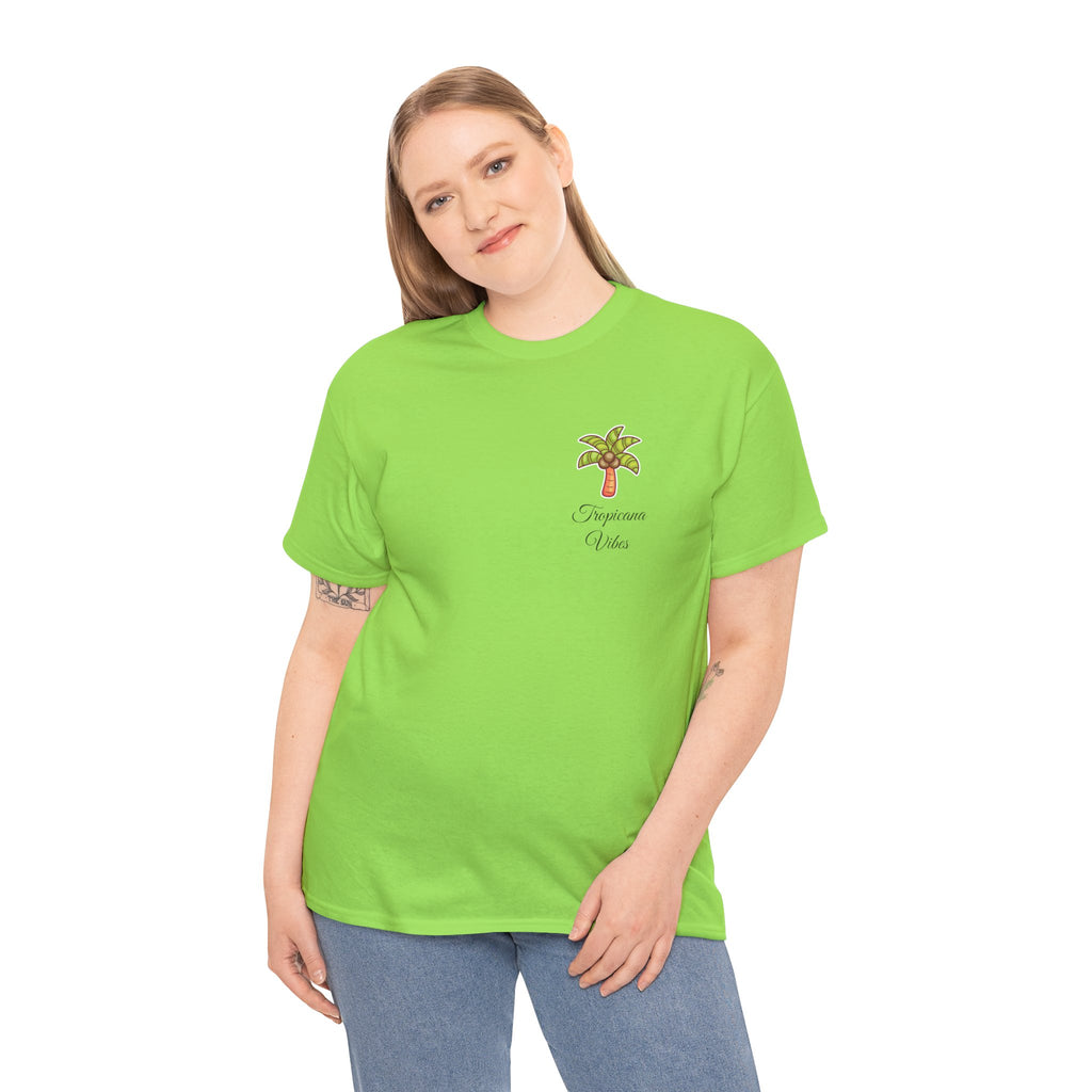 Tropicana Vibes T-Shirt — Tropical Palm Beach Graphic Tee