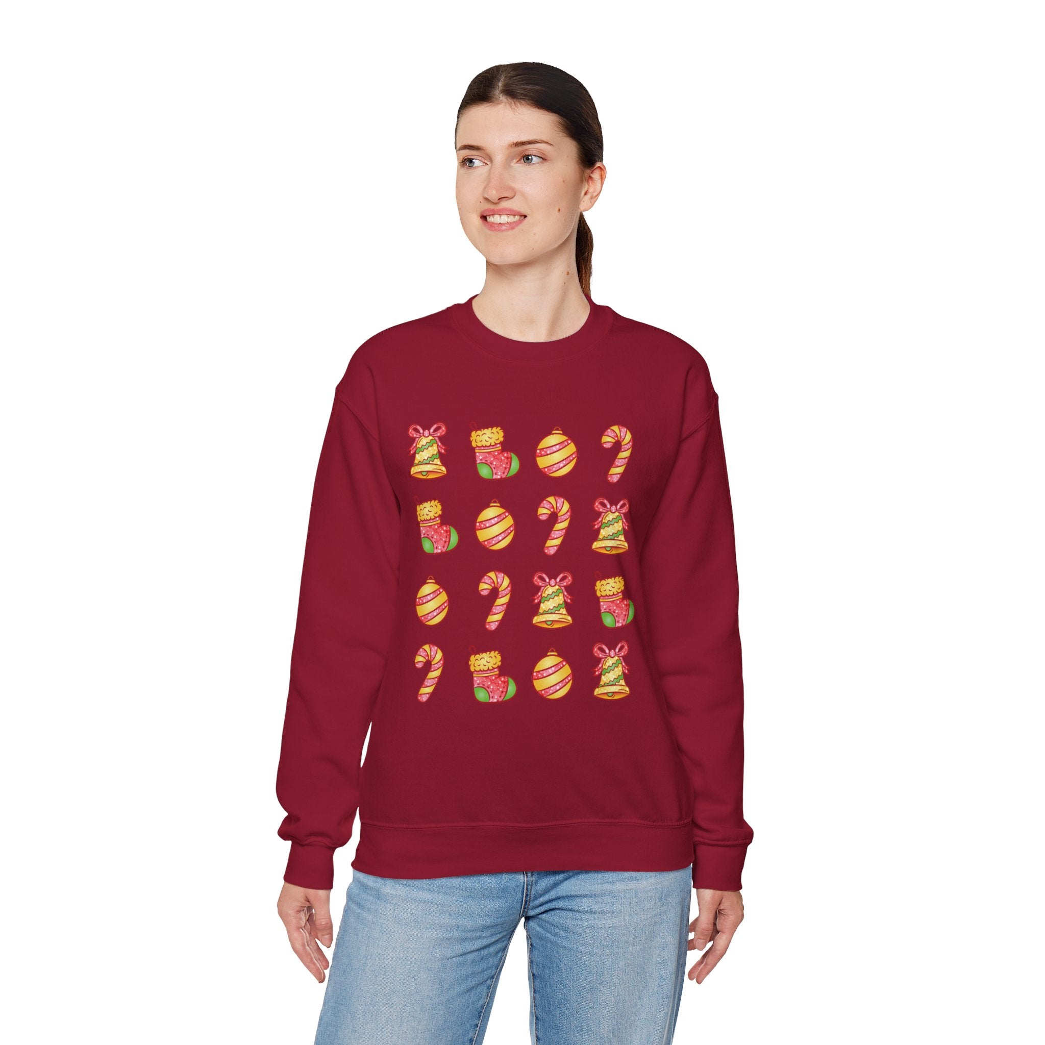 Christmas Pattern Crewneck Sweatshirt