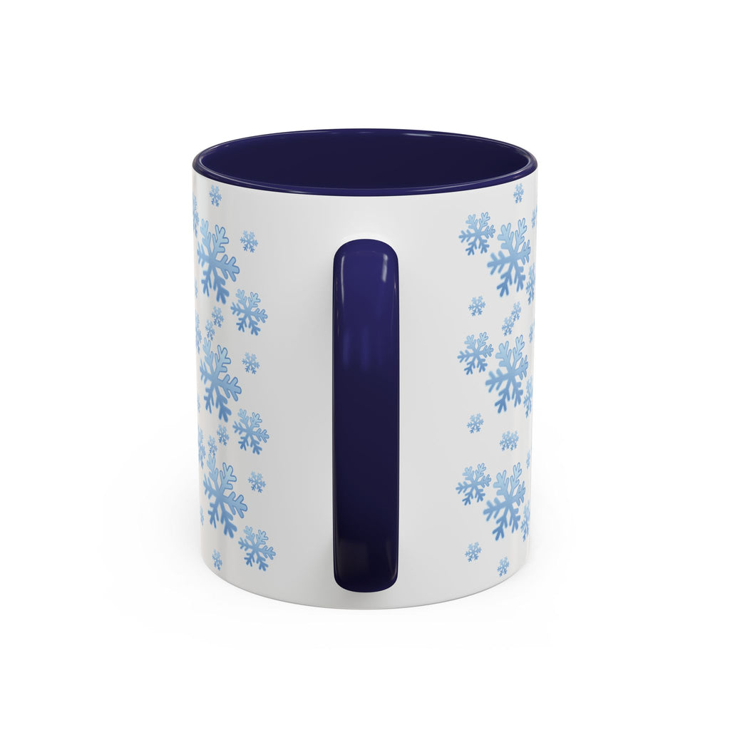 Snowflake Accent Coffee Mug , 11/15oz