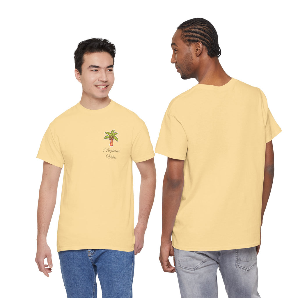 Tropicana Vibes T-Shirt — Tropical Palm Beach Graphic Tee