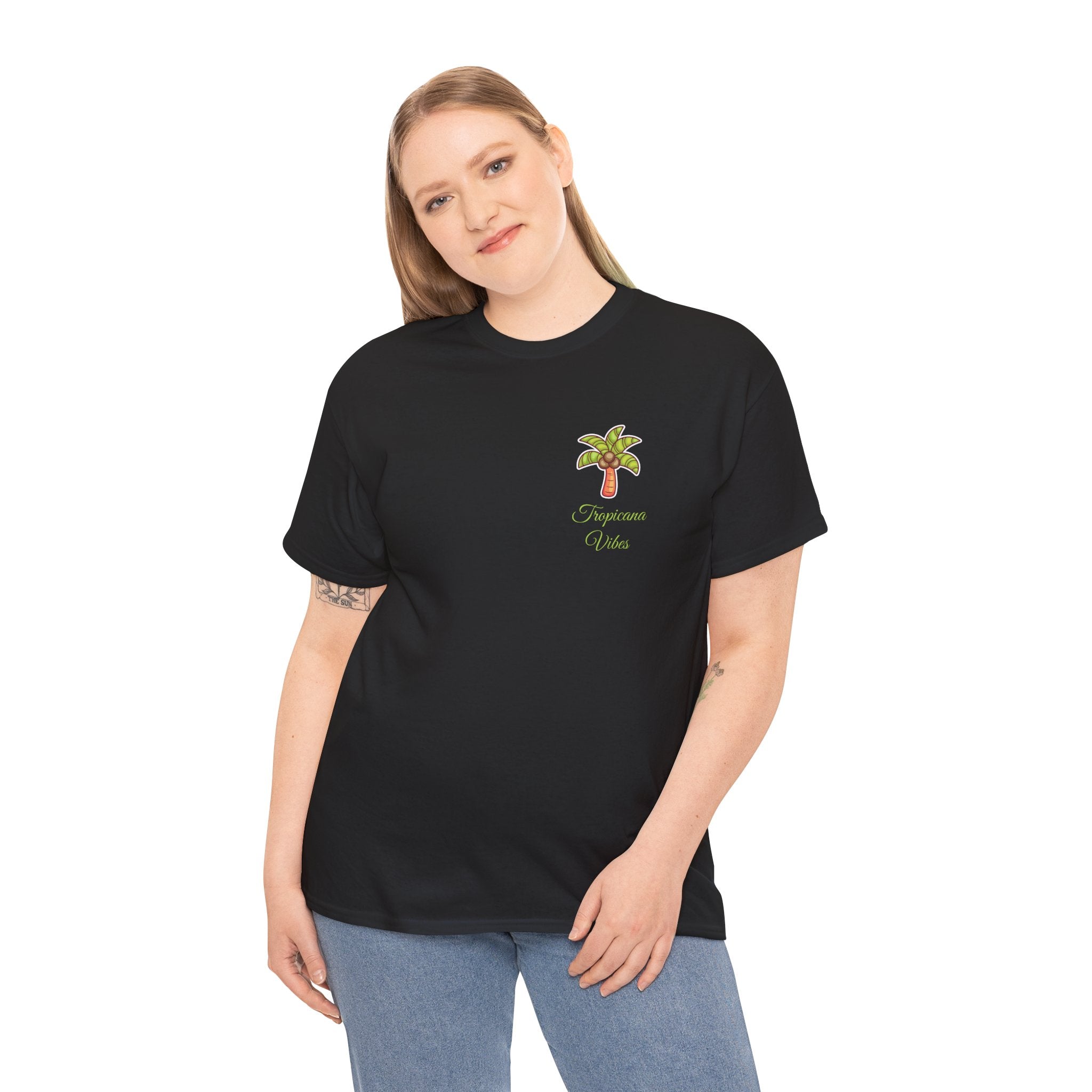 Tropicana Vibes T-Shirt — Tropical Palm Beach Graphic Tee