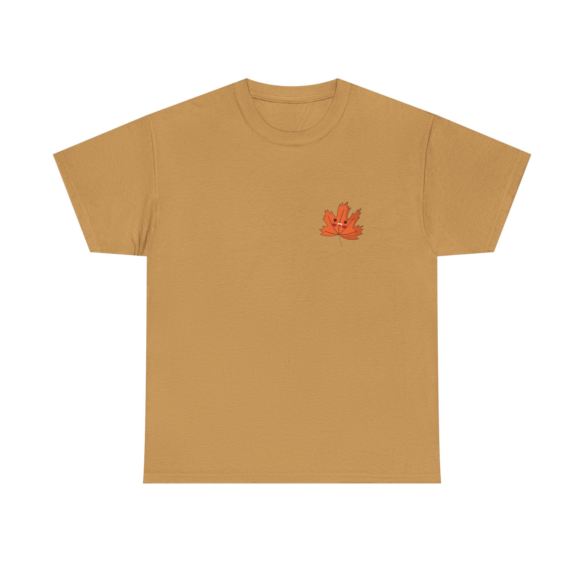 Cute Autumn Leaf Unisex Heavy Cotton Tee
