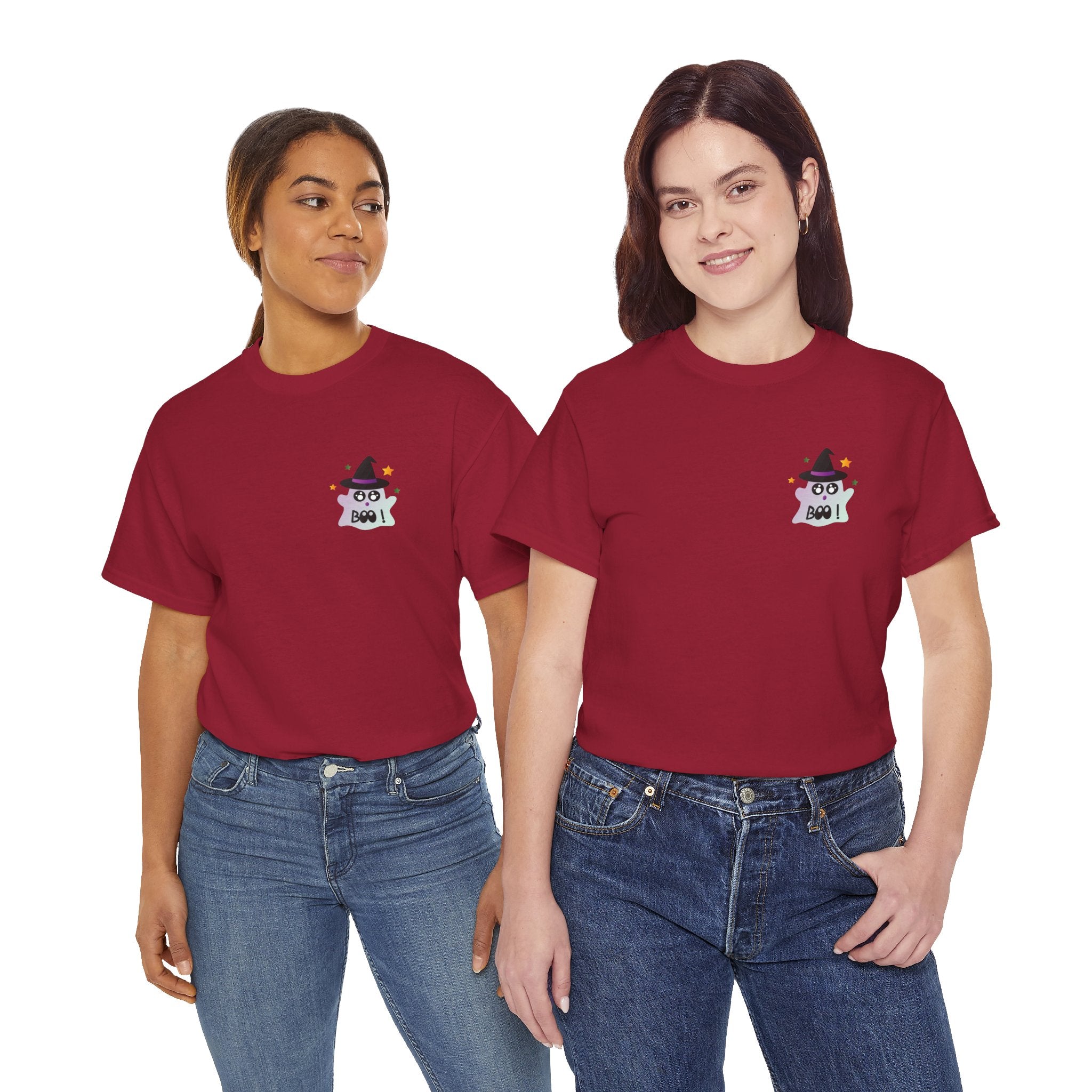 Little Ghost-Witch Unisex Heavy Cotton Tee