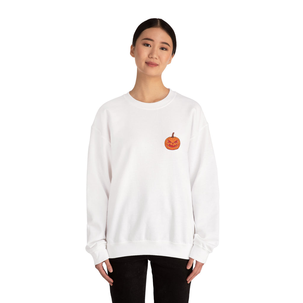 Spooky Pumpkin Unisex Heavy Blend™ Crewneck Sweatshirt