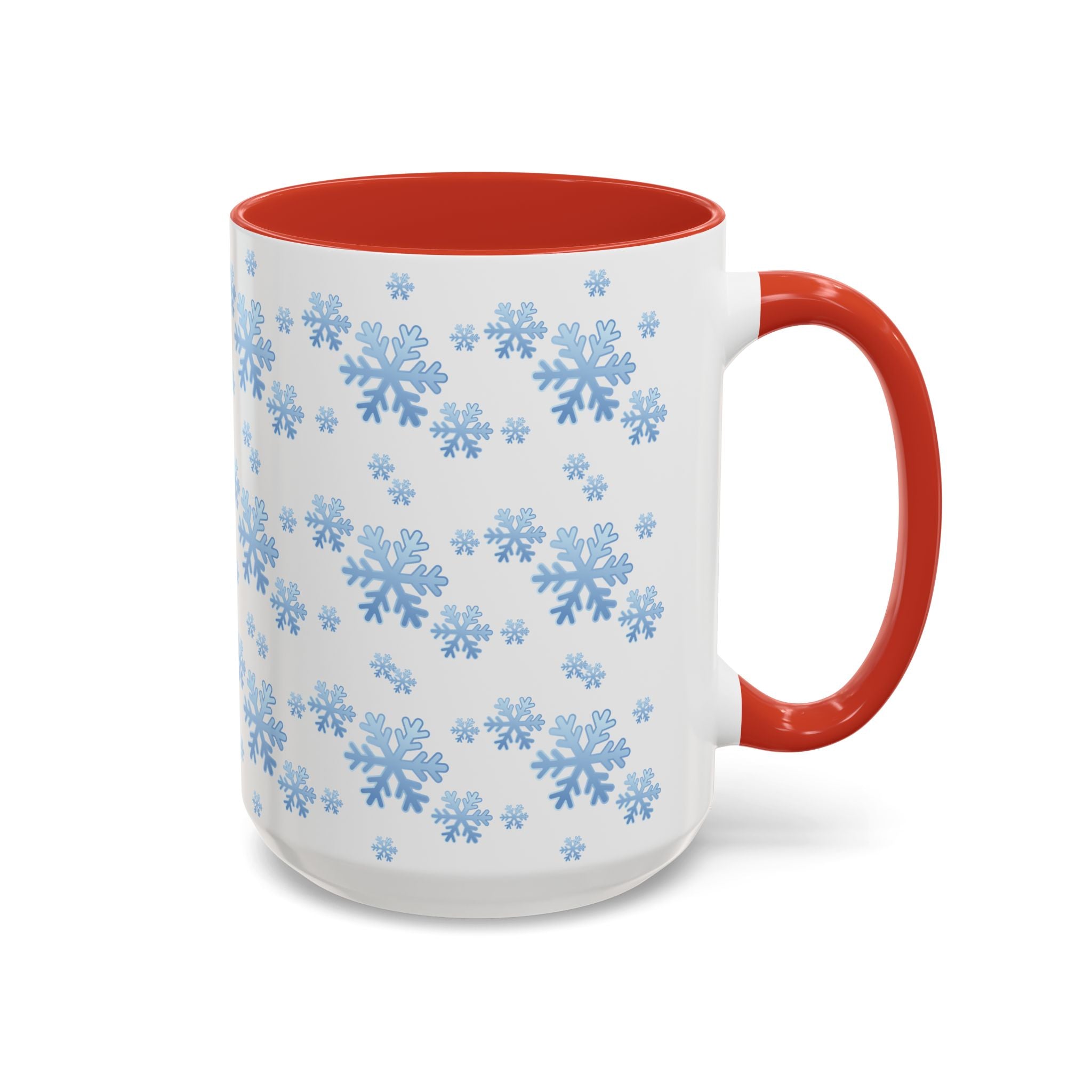 Snowflake Accent Coffee Mug , 11/15oz