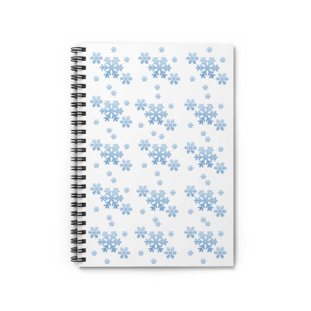 Snowflake Spiral Notebook – Ruled Line