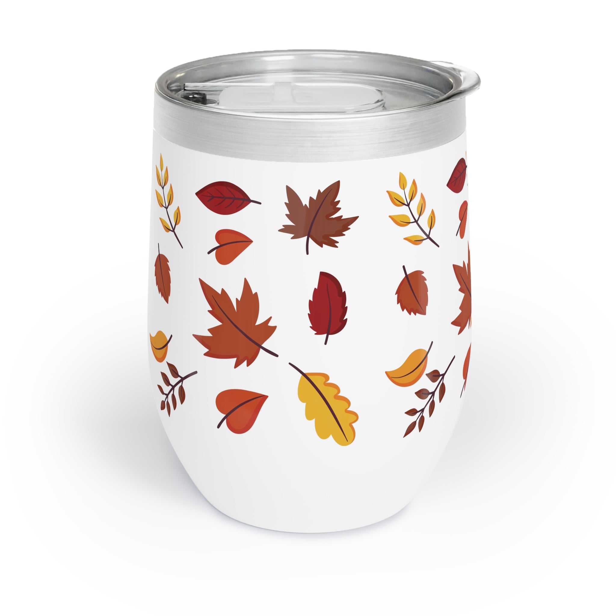 Autumn Leaves Chill Wine Tumbler