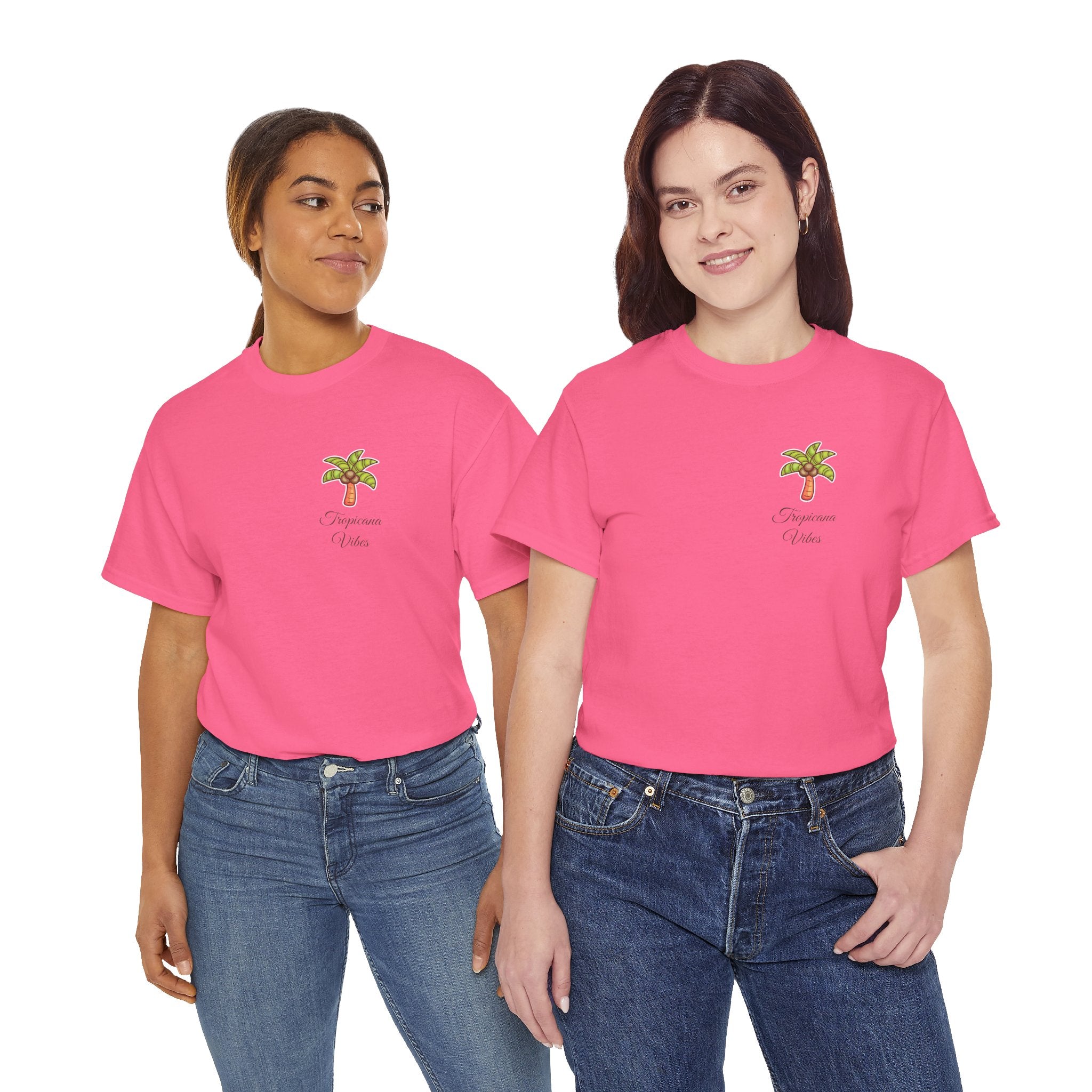 Tropicana Vibes T-Shirt — Tropical Palm Beach Graphic Tee