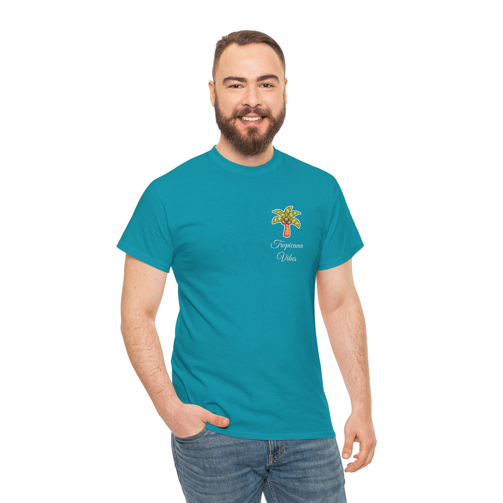 Tropicana Vibes T-Shirt — Tropical Palm Beach Graphic Tee