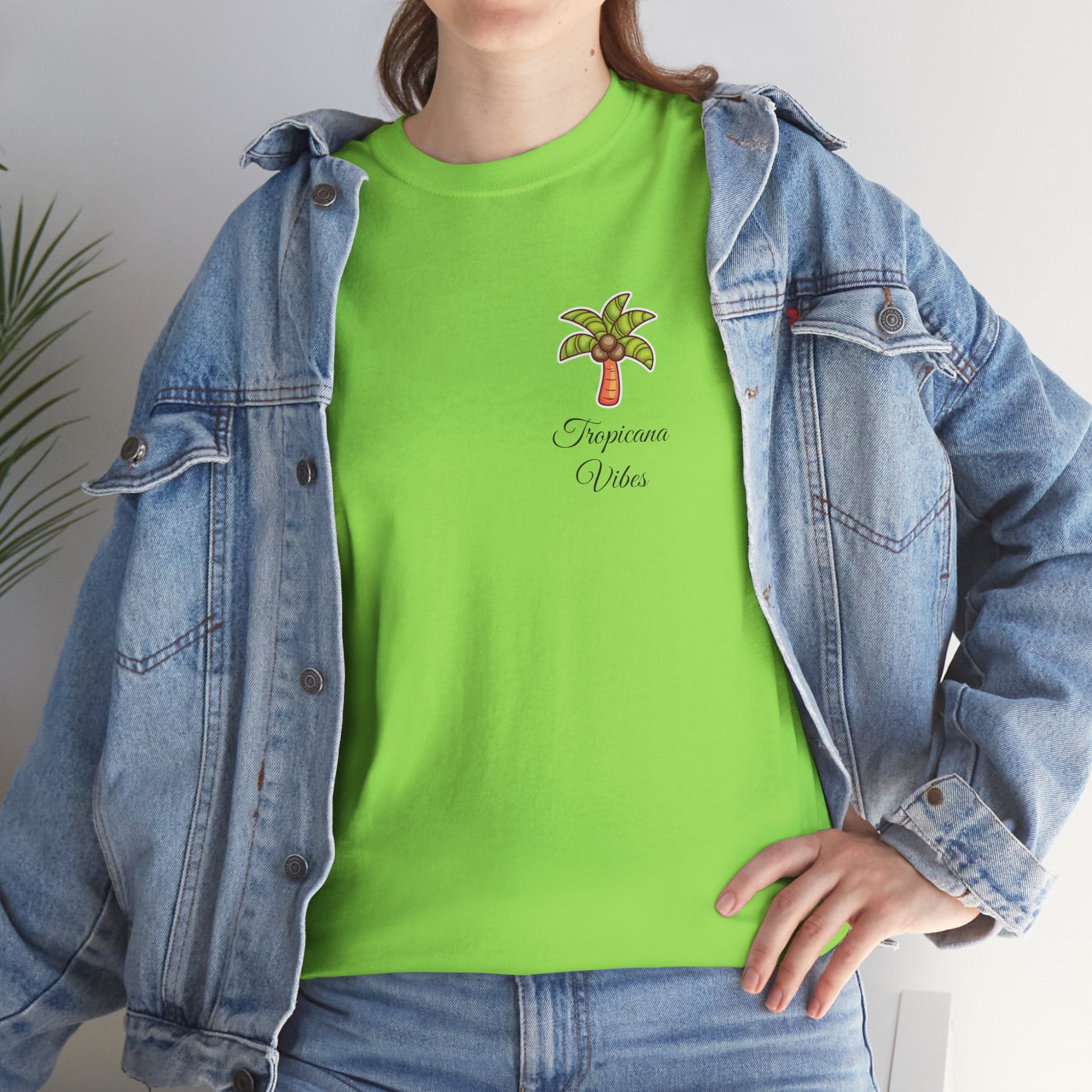 Tropicana Vibes T-Shirt — Tropical Palm Beach Graphic Tee