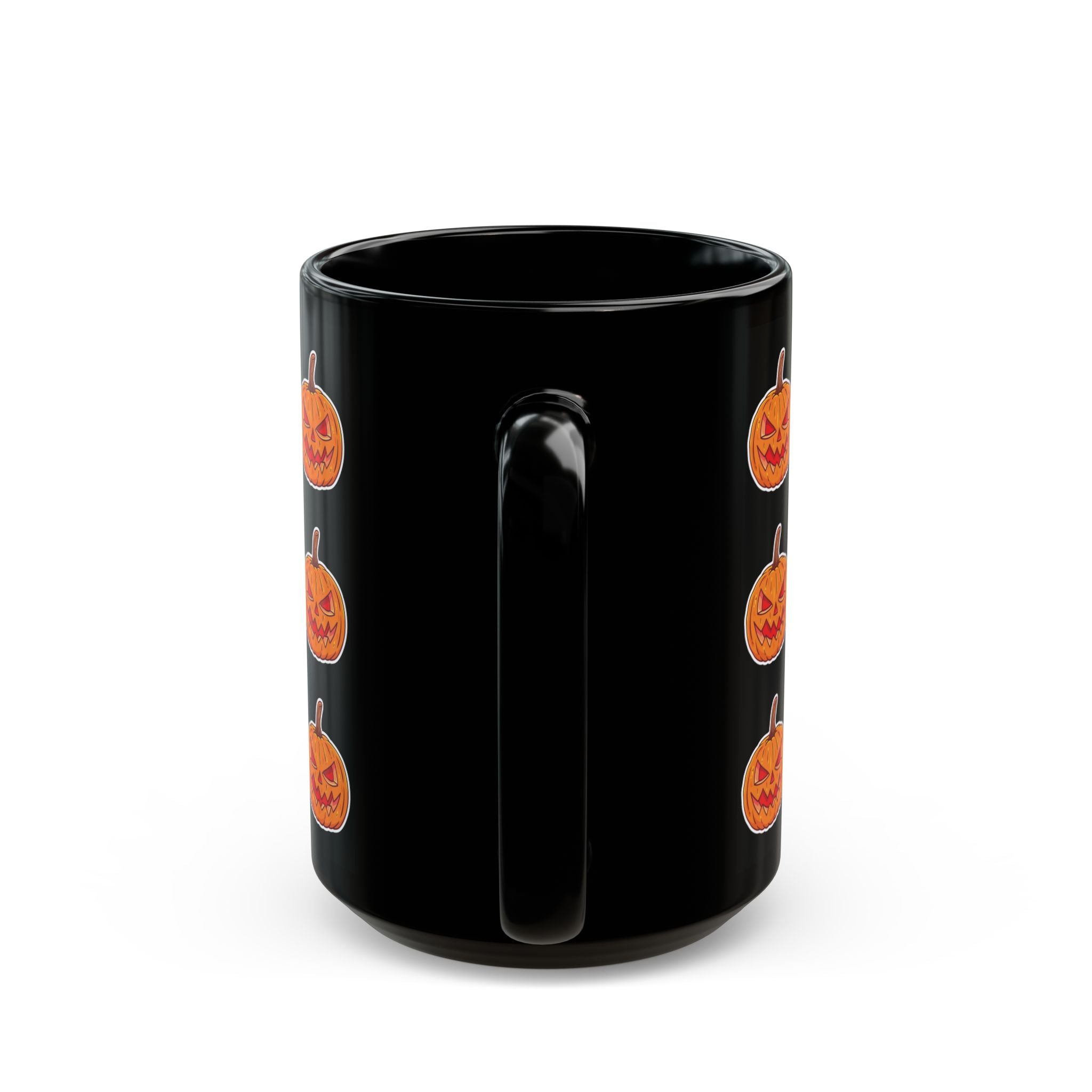 Spooky Pumpkin Black Mug (11oz, 15oz)